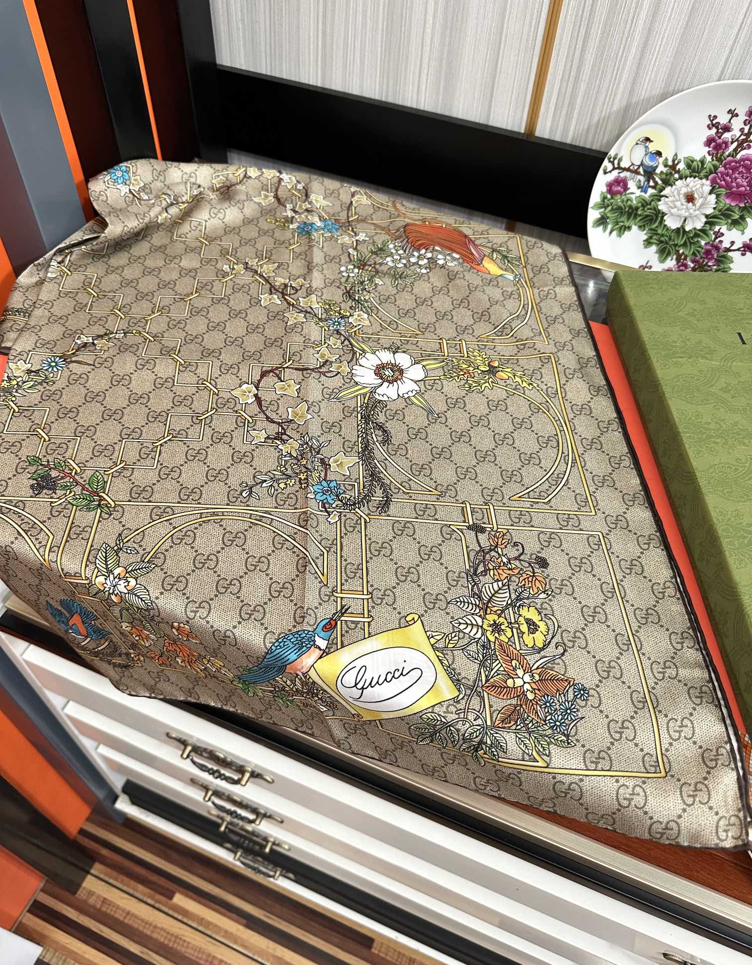 。双面同色高品质 G家2025 新款【动物花卉图案】买到都说好👍下手一定要快高端 大爱❤️女人尤物 货极