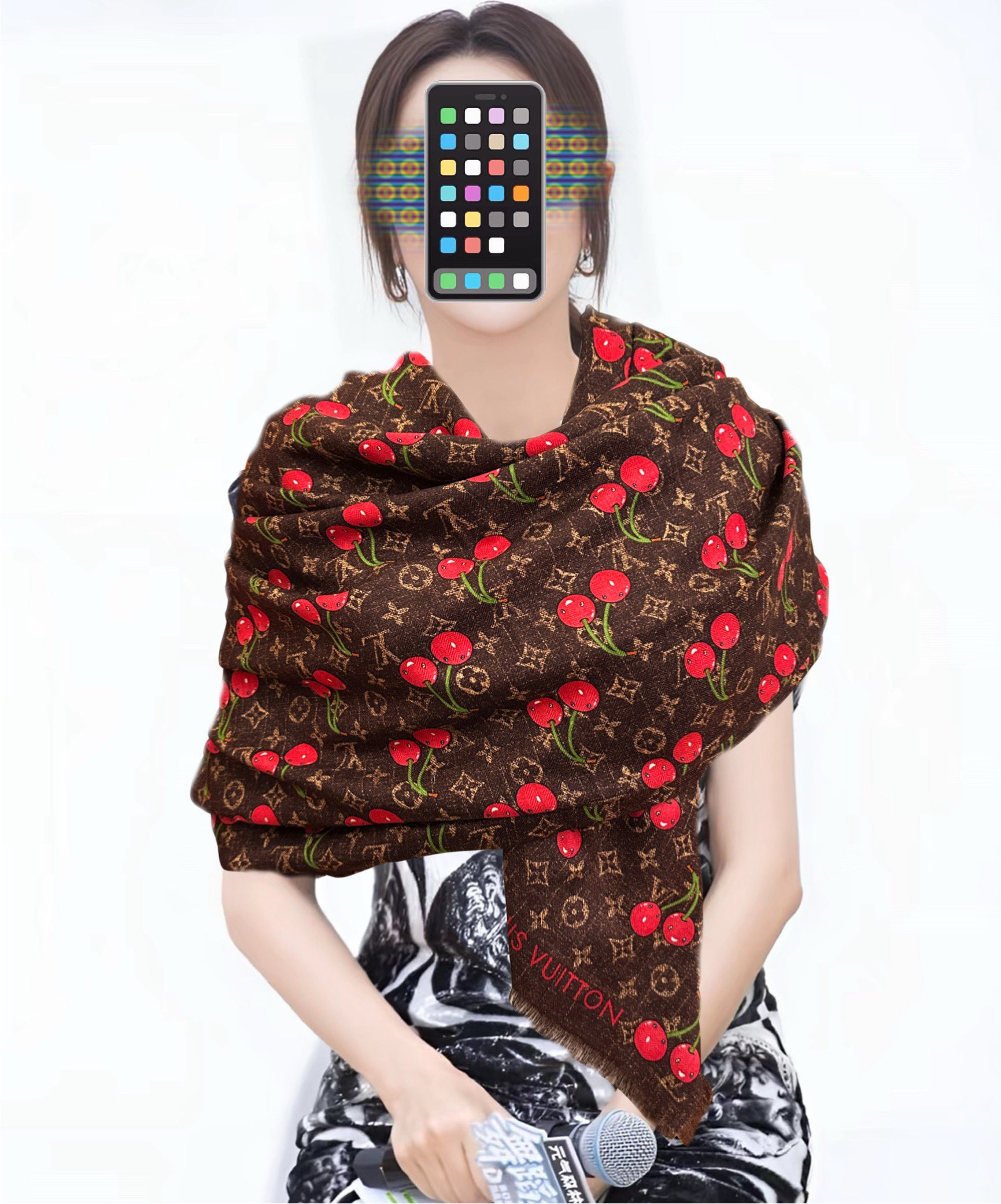 上新❤️LV 2025【双面同色樱桃🍒】经典优雅[礼物]~气质到骨子里[色]新一季的面料超高级，真心超级