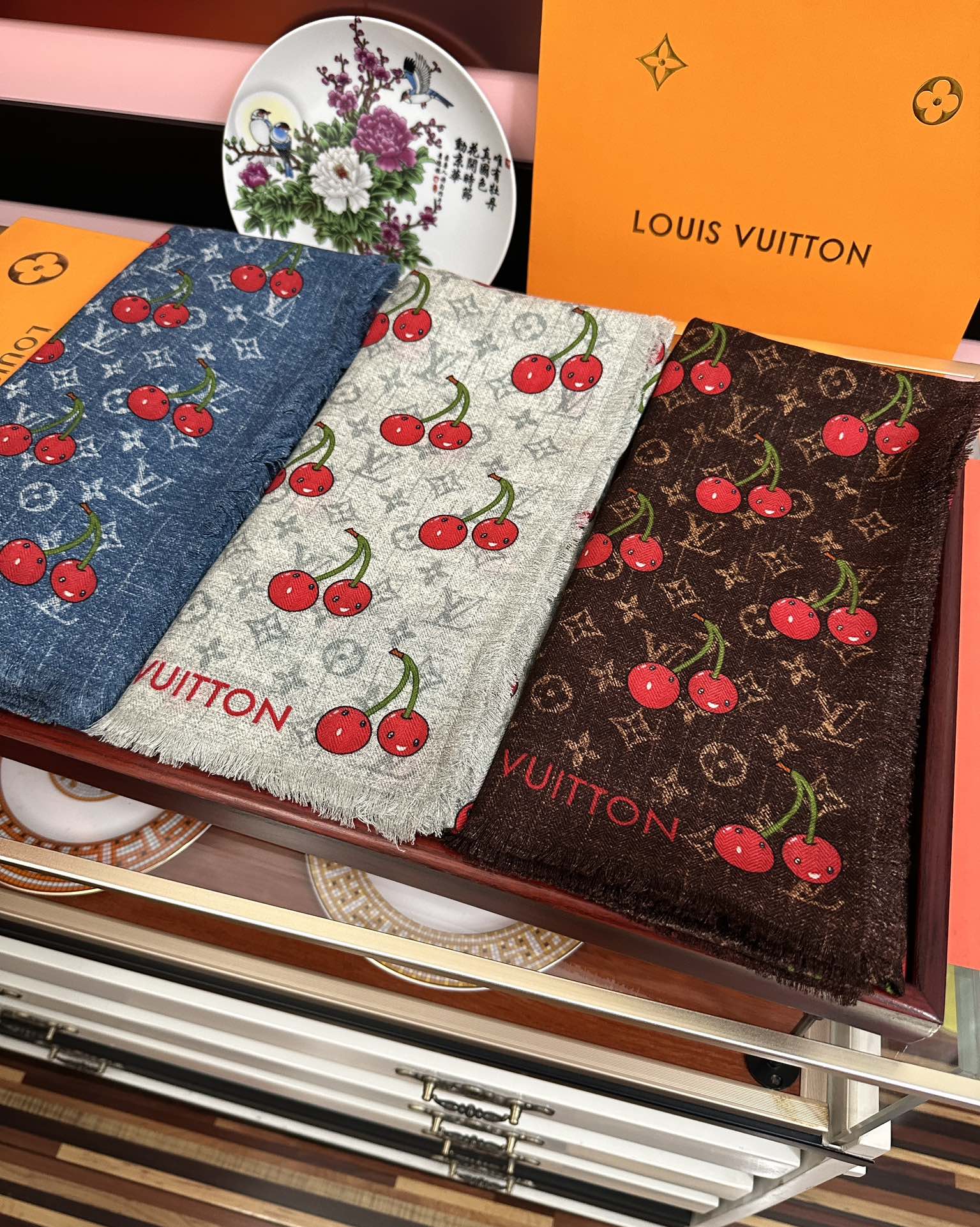 上新❤️LV 2025【双面同色樱桃🍒】经典优雅[礼物]~气质到骨子里[色]新一季的面料超高级，真心超级