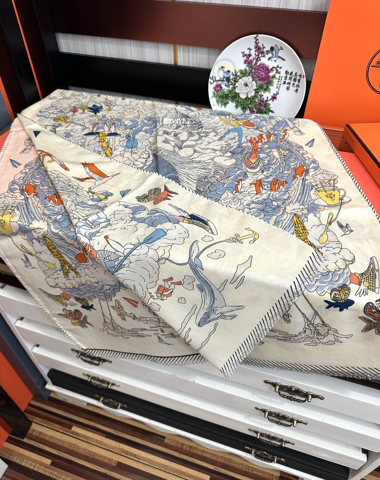 。爱马仕 2025【双面同色海浪🌊之家】太美了[吃瓜]下手一定要快[嘴唇]四季都可以用[勾引]真心美的让