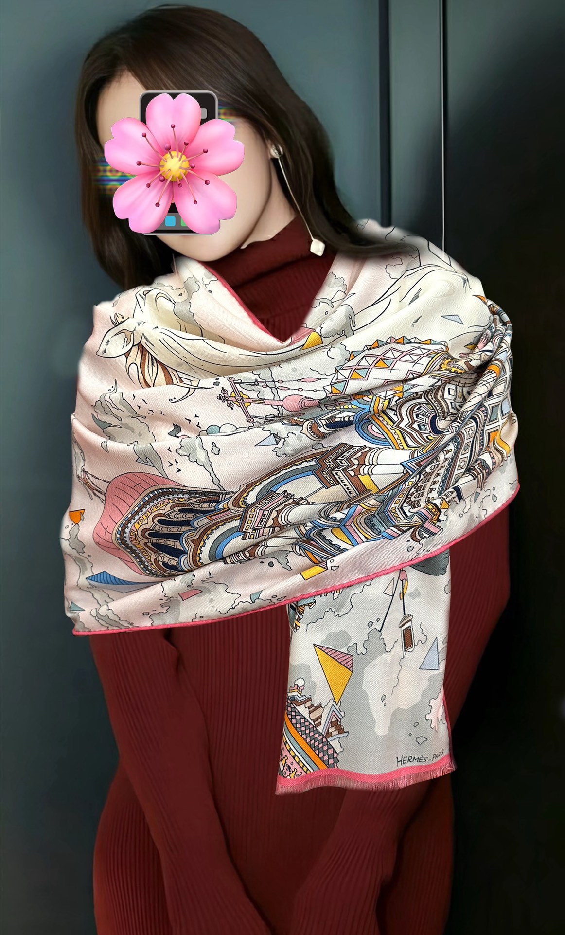 🔥 新款 爱马仕🔥【双面同色】ZG同步 太美了[吃瓜]下手一定要快[嘴唇]四季都可以用[勾引]真心美的让