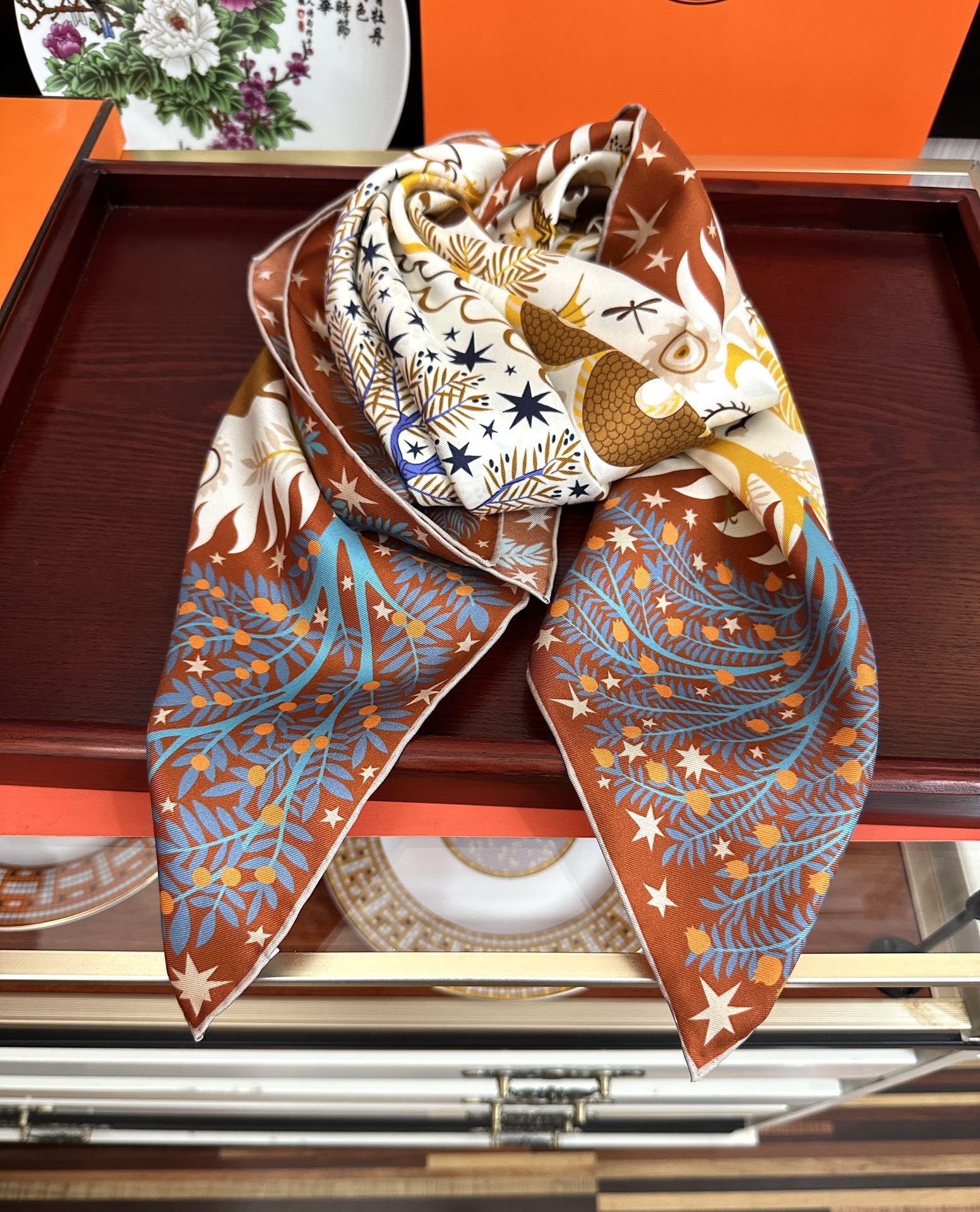 🔥高品质。H家2025新款【大自然动物图】大爱❤️女人尤物 货极少 四季都可以用‼️真心美的让人非常非常