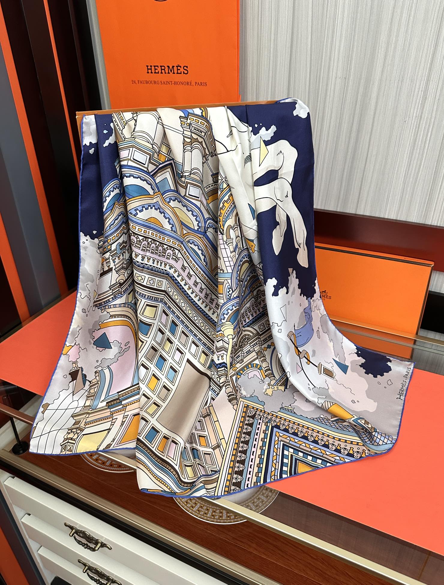 🔥高品质 爱马仕 2025新款太美了【骏马奔腾】精致手工卷边，买到都说好👍下手一定要快高端 大爱❤️女人