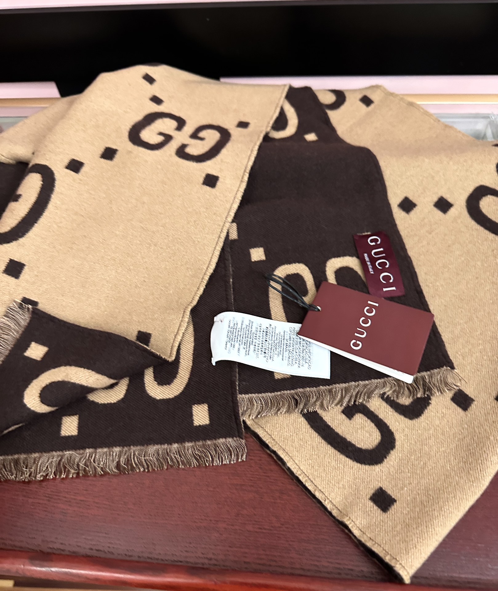 🔥高版本古奇👏装饰超大造型设计GG图案🎈于1970年代首次使用的GG标从始于1930年代的初始菱形设计演