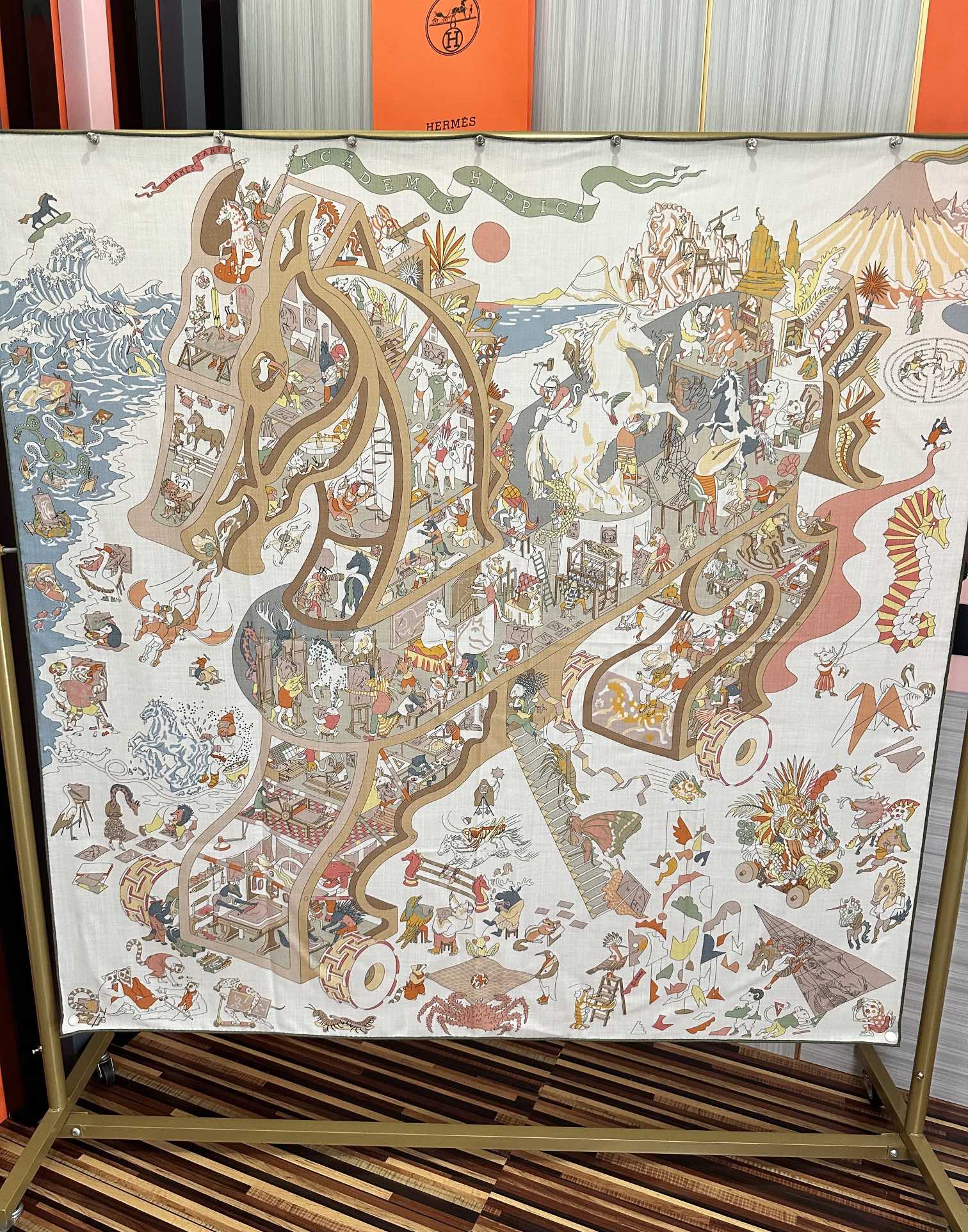 上新 。爱马仕 【马术学院】[嘴唇]今年最新款 140双面同色丝毛披肩这款爱马仕的经典单品展现强大而迷人