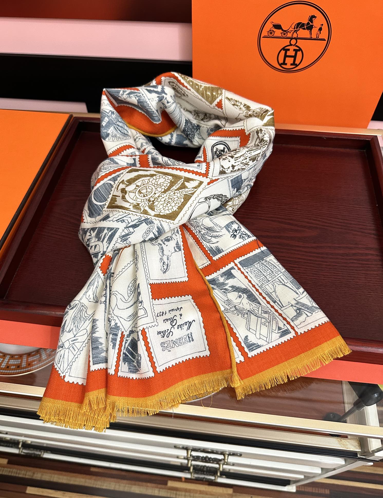 🔥 新款爱马仕🔥【双面同色 福宝邮集者】太美了[吃瓜]下手一定要快[嘴唇]四季都可以用[勾引]真心美的让