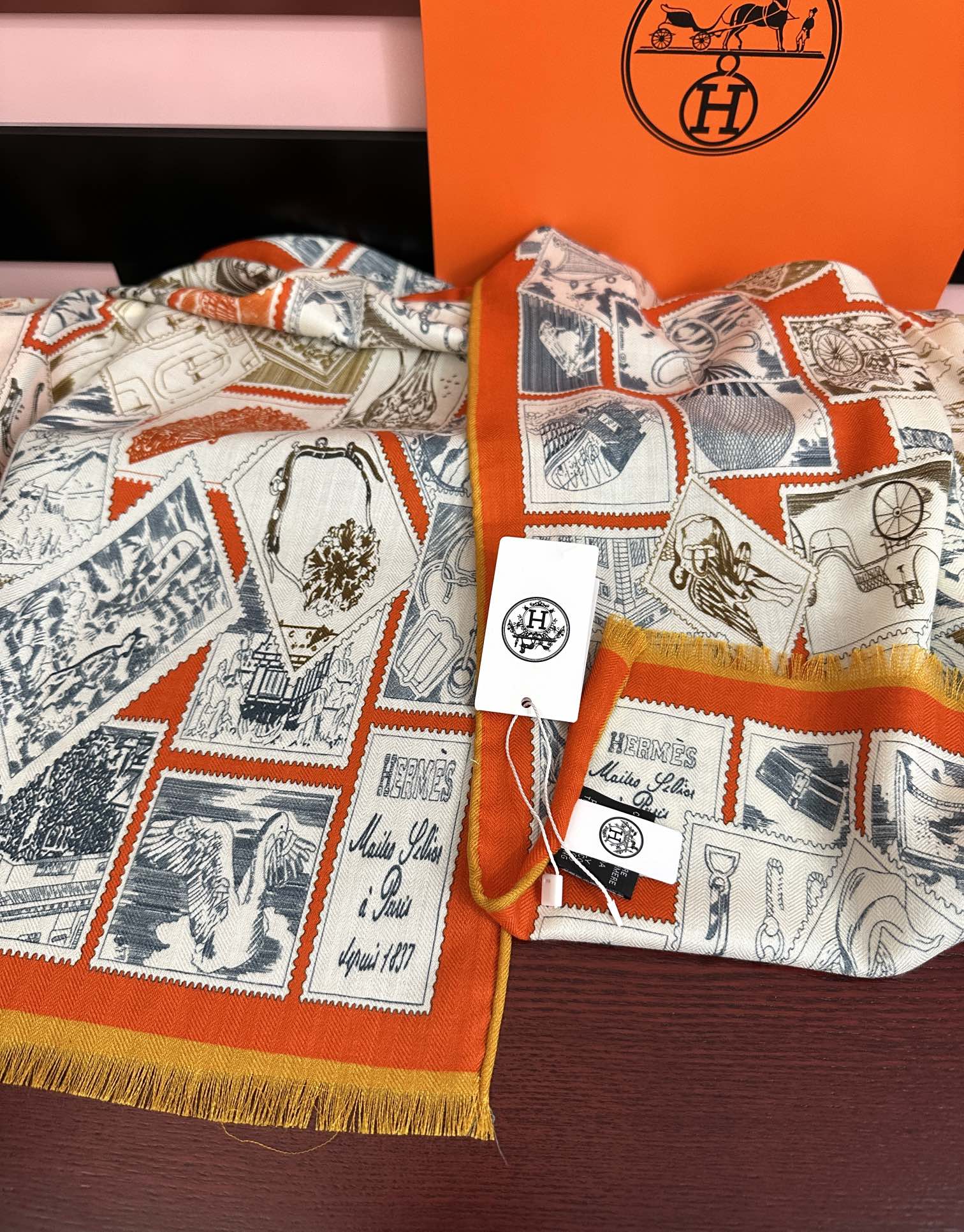 🔥 新款爱马仕🔥【双面同色 福宝邮集者】太美了[吃瓜]下手一定要快[嘴唇]四季都可以用[勾引]真心美的让