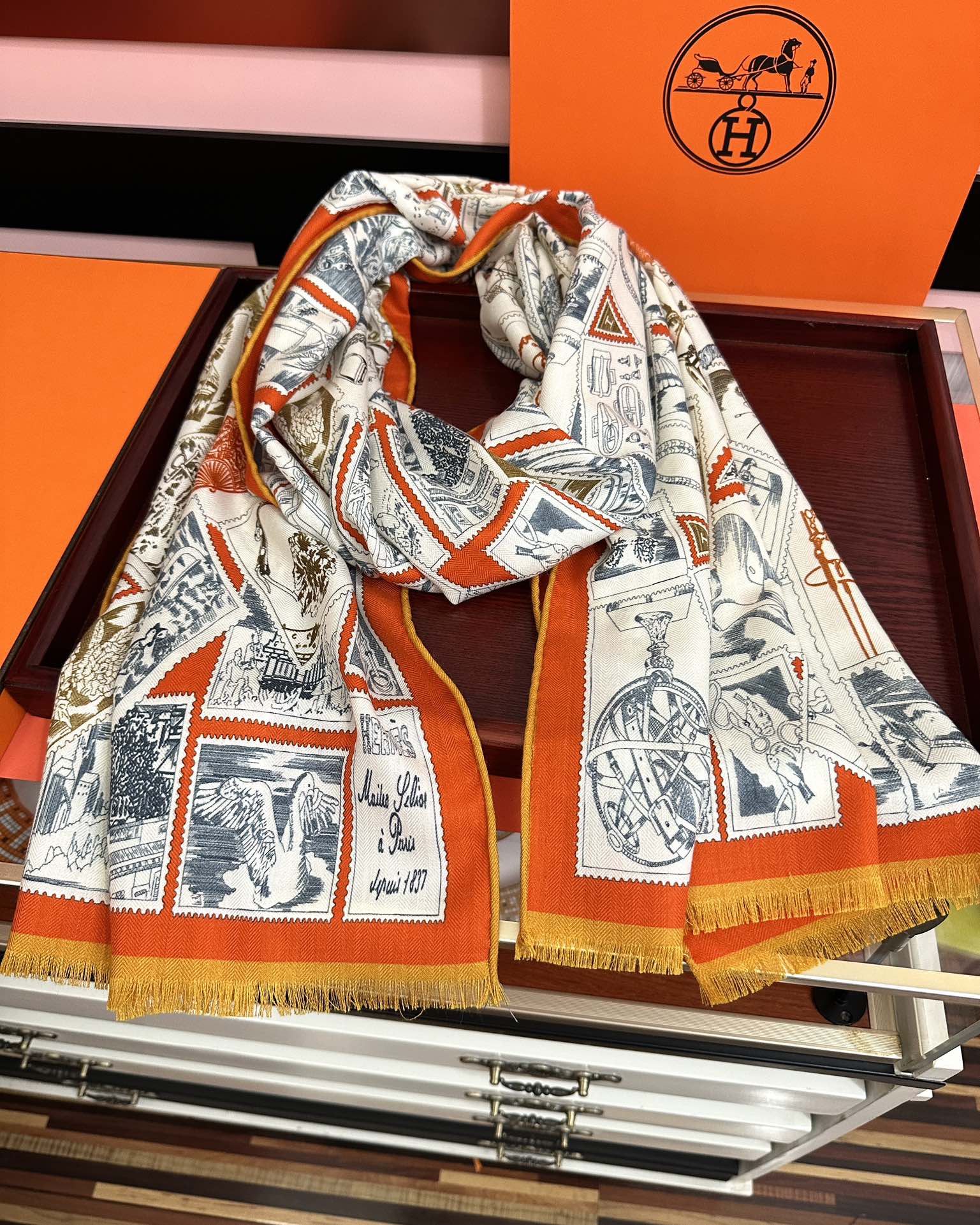 🔥 新款爱马仕🔥【双面同色 福宝邮集者】太美了[吃瓜]下手一定要快[嘴唇]四季都可以用[勾引]真心美的让