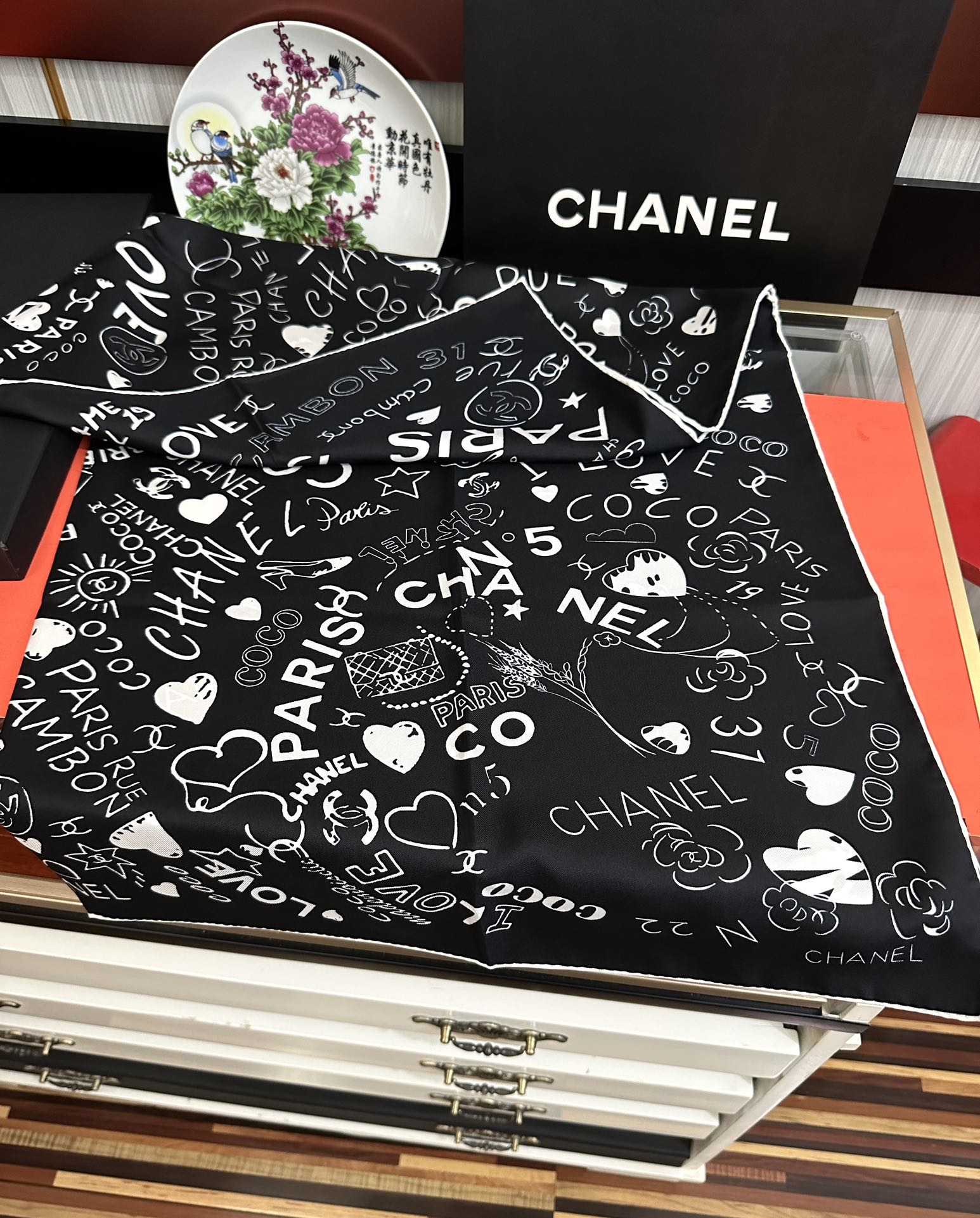 🔥香奈儿【18mm双面同色】浪漫爱情重磅推荐[色]真的超级爱的款式❤️Love,真情永在[得意]一条印有