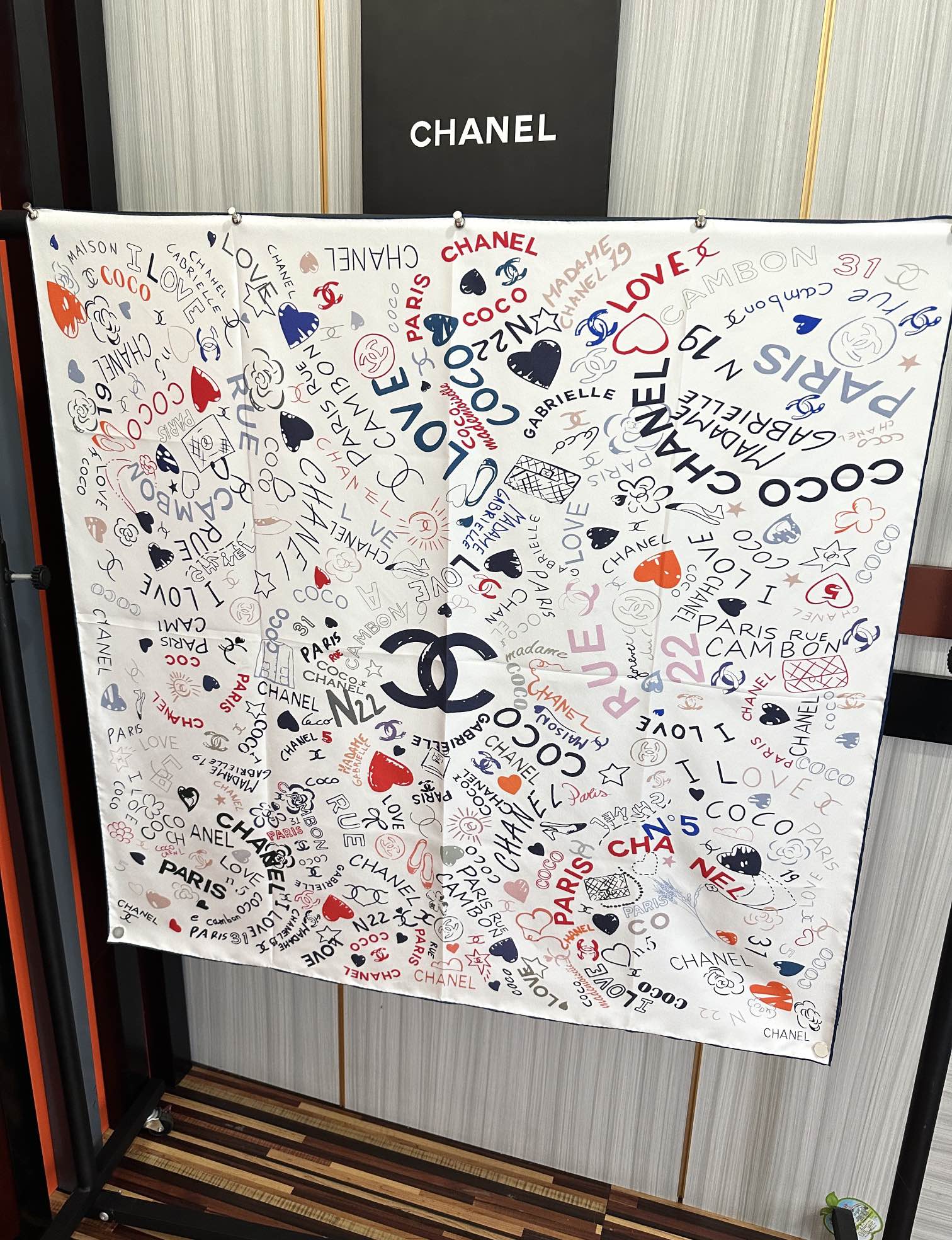 🔥香奈儿【18mm双面同色】浪漫爱情重磅推荐[色]真的超级爱的款式❤️Love,真情永在[得意]一条印有