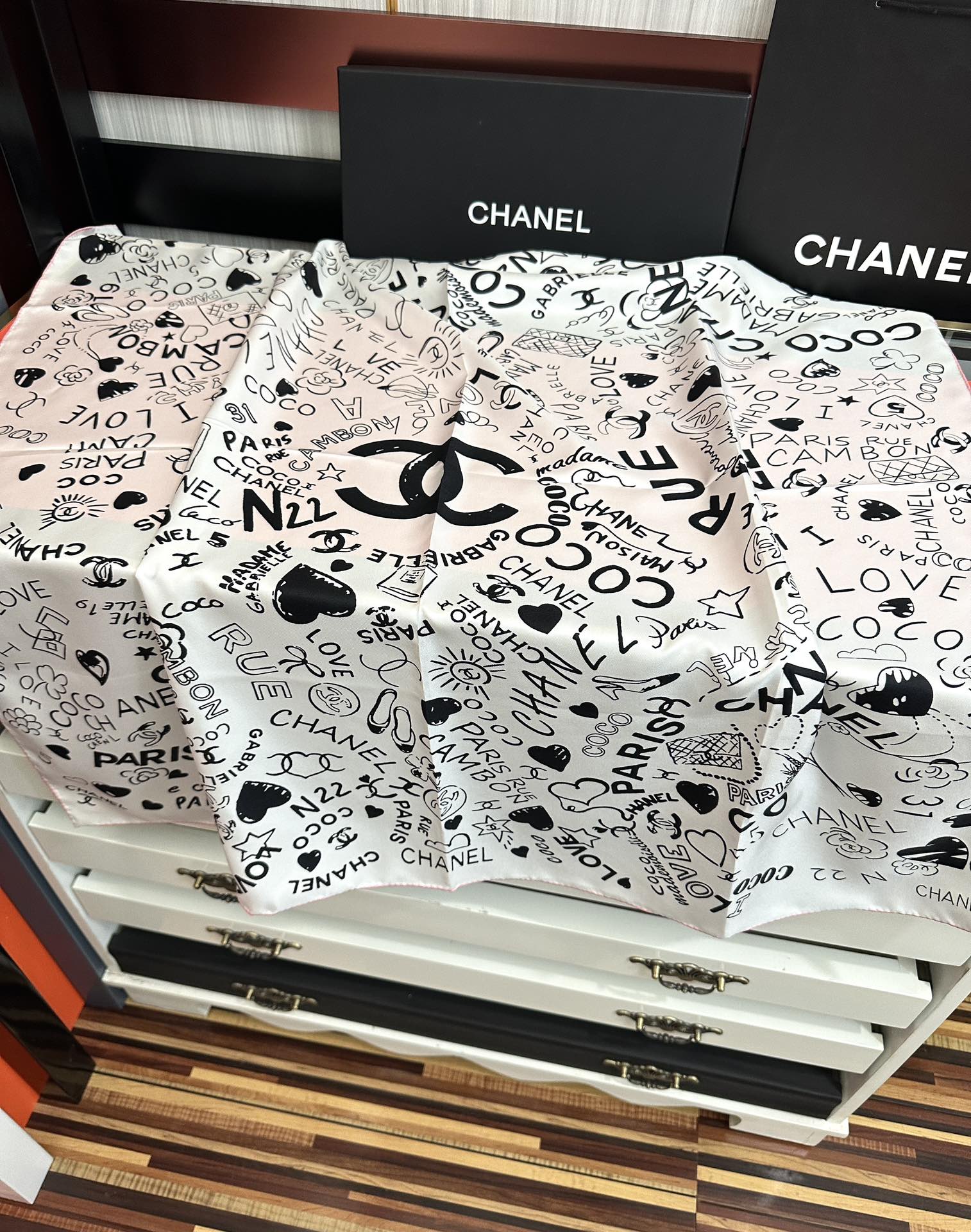 🔥香奈儿【18mm双面同色】浪漫爱情重磅推荐[色]真的超级爱的款式❤️Love,真情永在[得意]一条印有