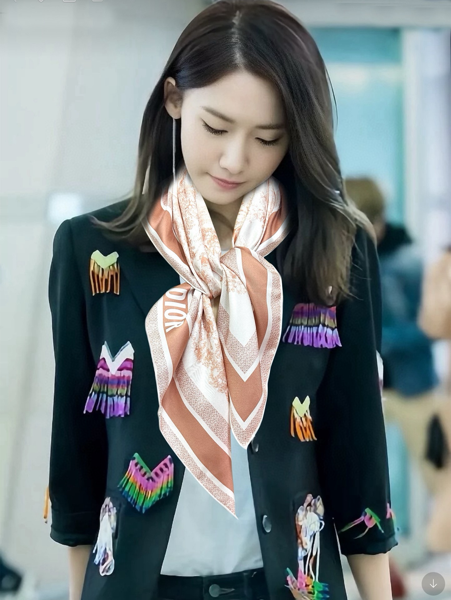 🔥Dior 印花方巾 2025【18姆米双面同色】[庆祝]Sauvage 茹伊印花这款方巾以经典的 Sa