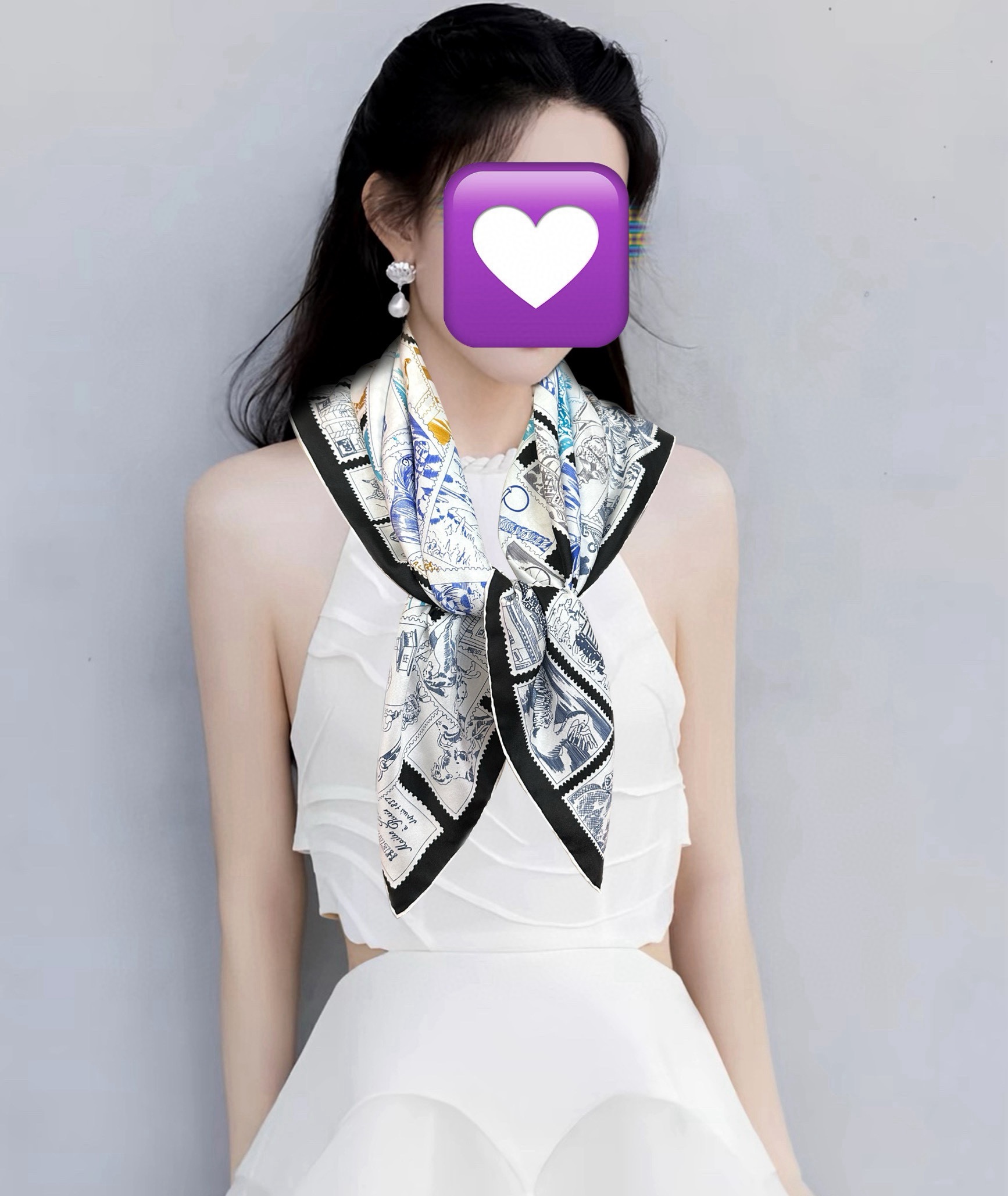 上新2025 🔥HERMES 重磅[庆祝]【福宝集邮者】90方巾[嘴唇]精简时髦，太美了 品质感很显好[