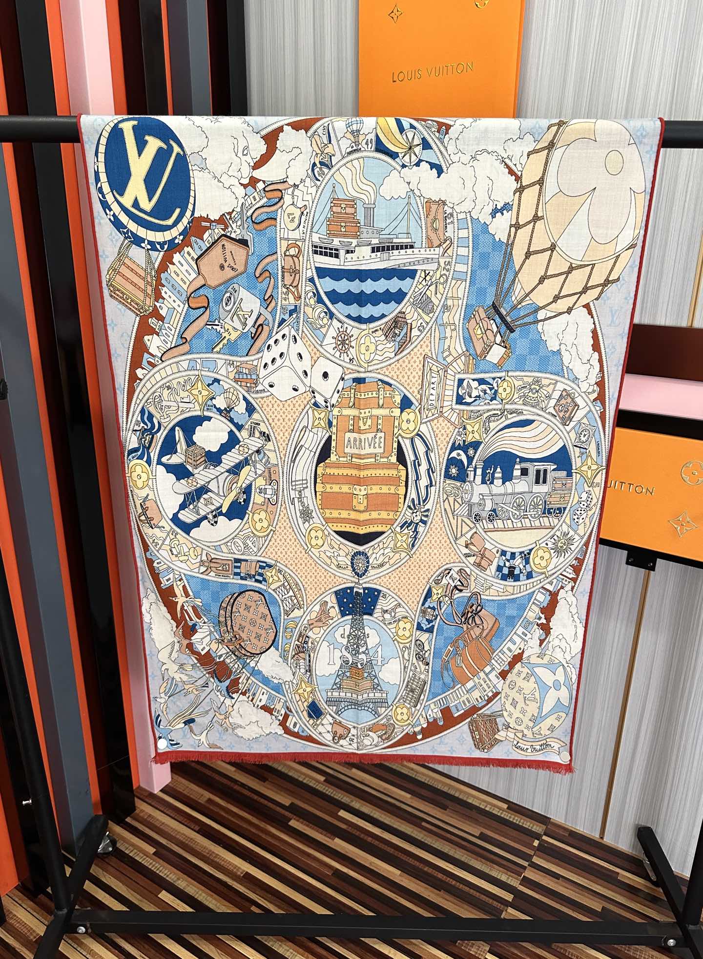 🔥 新款LV🔥高品质 【双面同色】女生必备款[得意]随便怎么围都好看[色]大气时尚 太美了[吃瓜]下手一