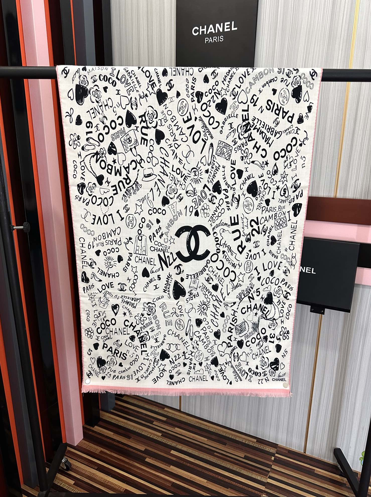 🔥新款 小香 双面同色 2025【coco涂鸦系列】太美了[吃瓜]下手一定要快[嘴唇]四季都可以用[勾引