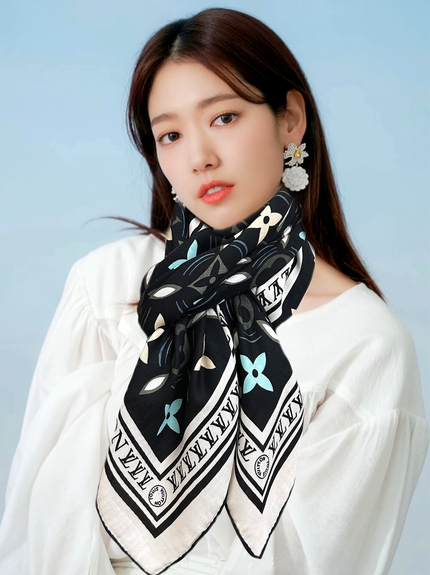 新款❤️LV 【双面同色】ZG同步经典优雅[礼物]~气质到骨子里[色]新一季的面料超高级，真心超级柔软，