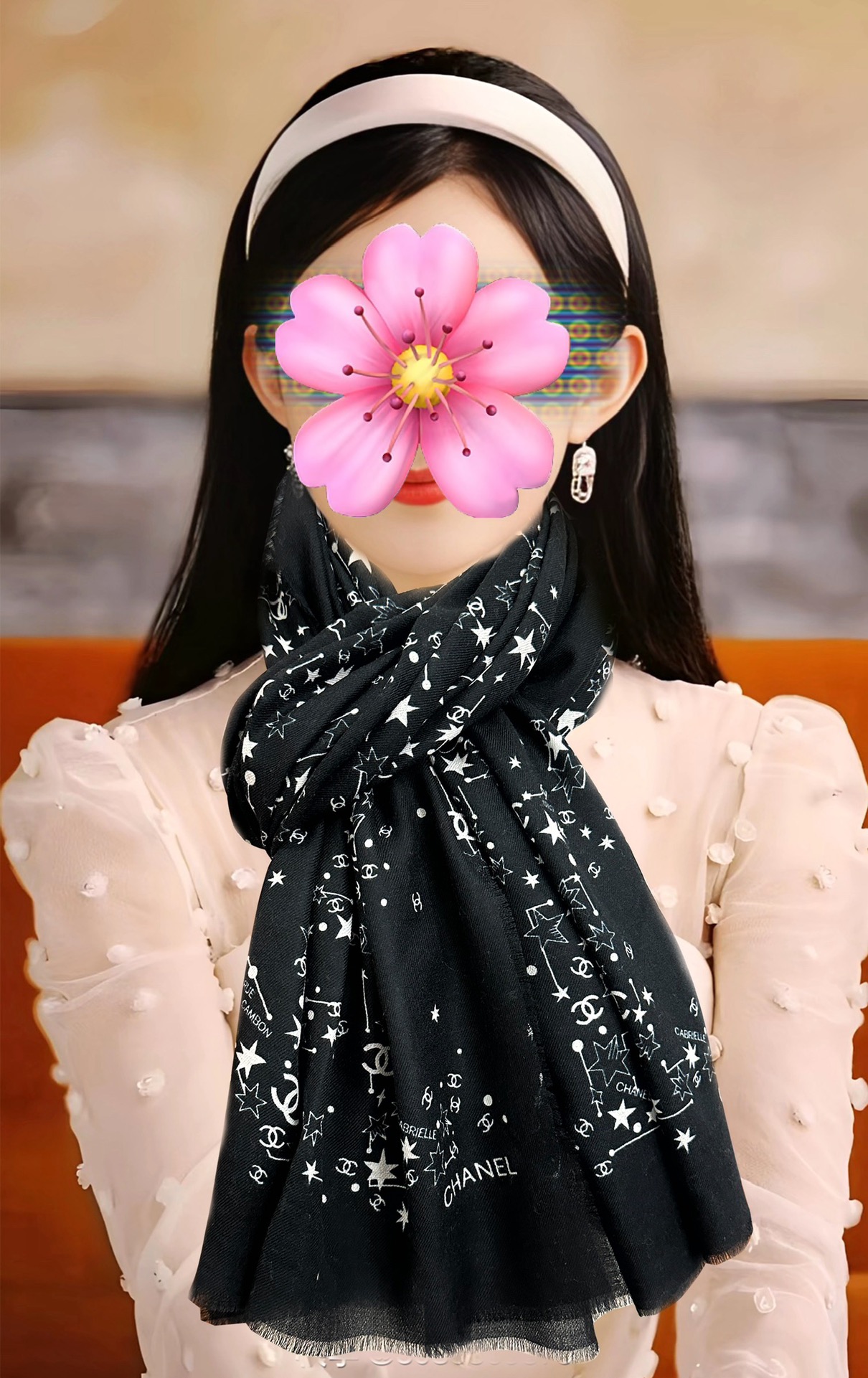 🔥香奈儿太美了[嘴唇]GW同步 最新款必备款 顶级设计太美了，真心赞👍😘💍实物真心美 🎀披肩配以印花💓💃