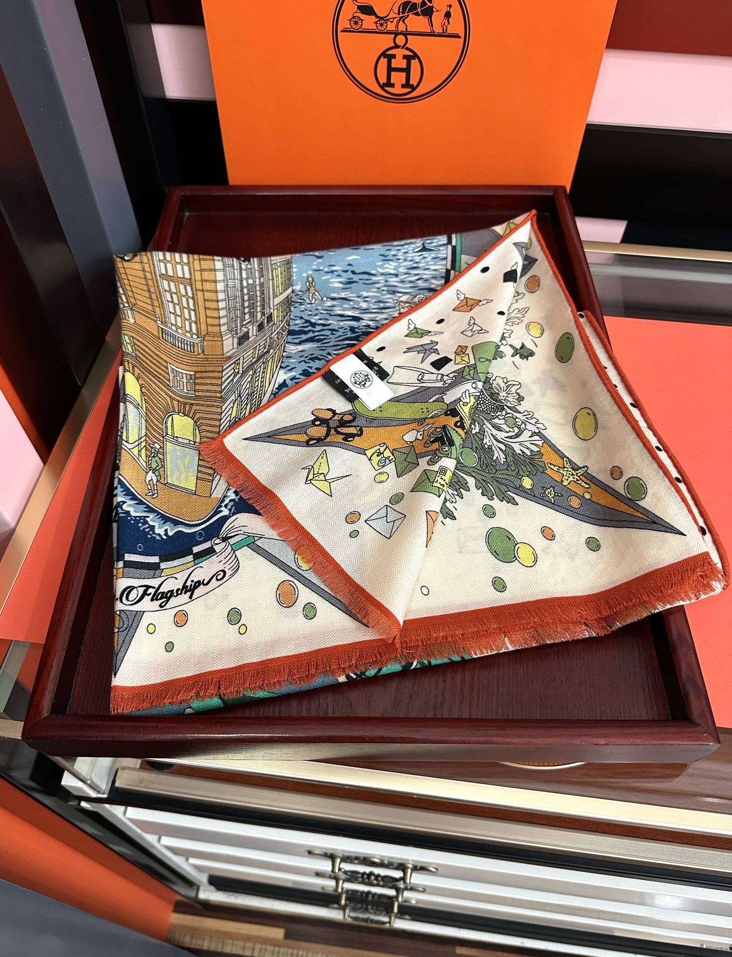 🔥 新款爱马仕🔥双面同色【一帆风顺】太美了[吃瓜]下手一定要快[嘴唇]四季都可以用[勾引]真心美的让人非