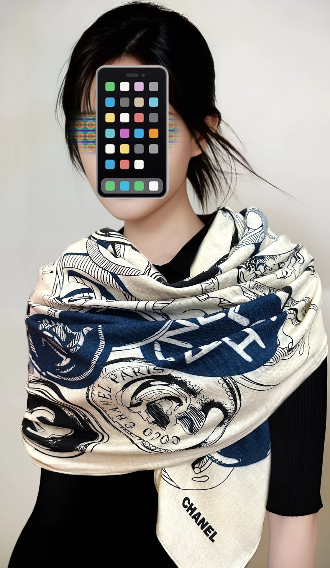 。香奈儿 【双面同色】2025 经典双C优雅Coco风[礼物]~气质到骨子里[色]香奶奶新一季的面料超高