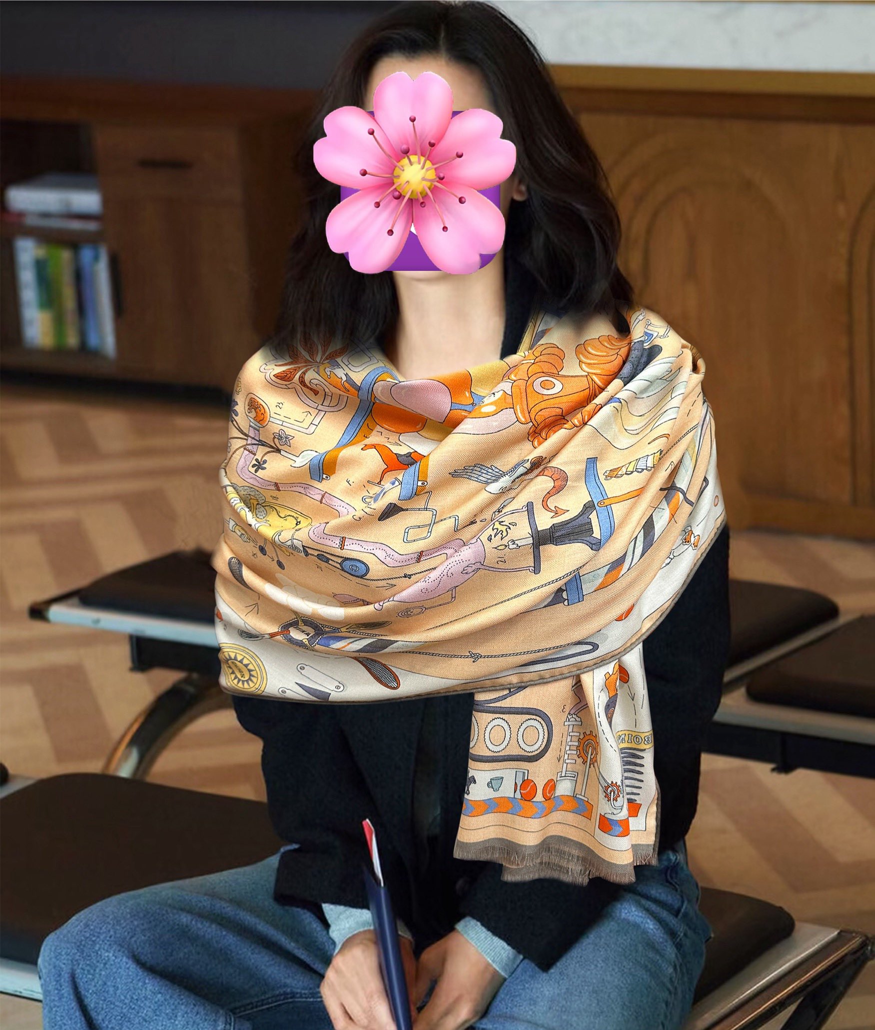 新款 爱马仕。【双面同色骏马】太美了[吃瓜][嘴唇]四季都可以用[勾引]真心美的让人非常非上身效果简直美