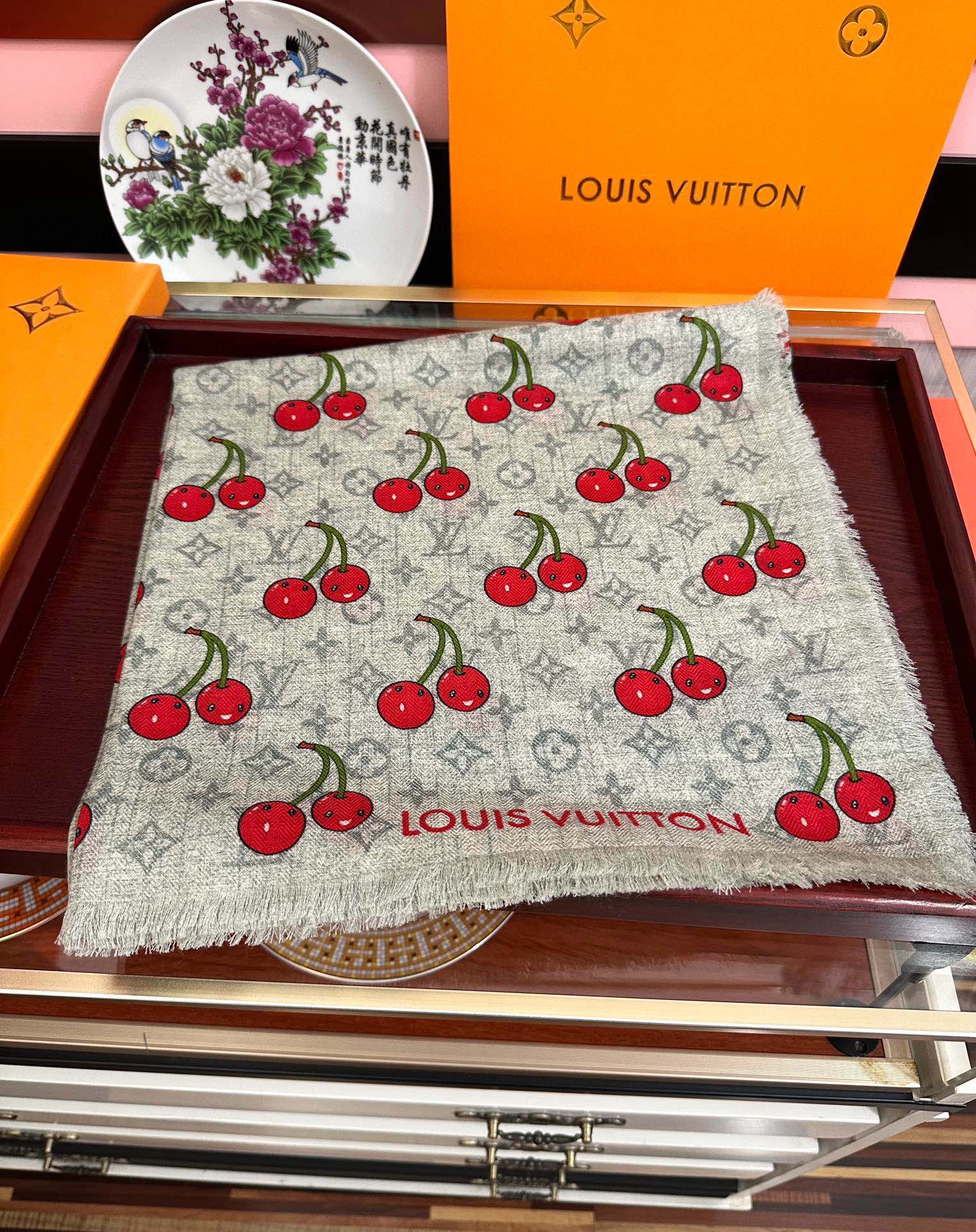 上新❤️LV 2025【双面同色樱桃🍒】经典优雅[礼物]~气质到骨子里[色]新一季的面料超高级，真心超级