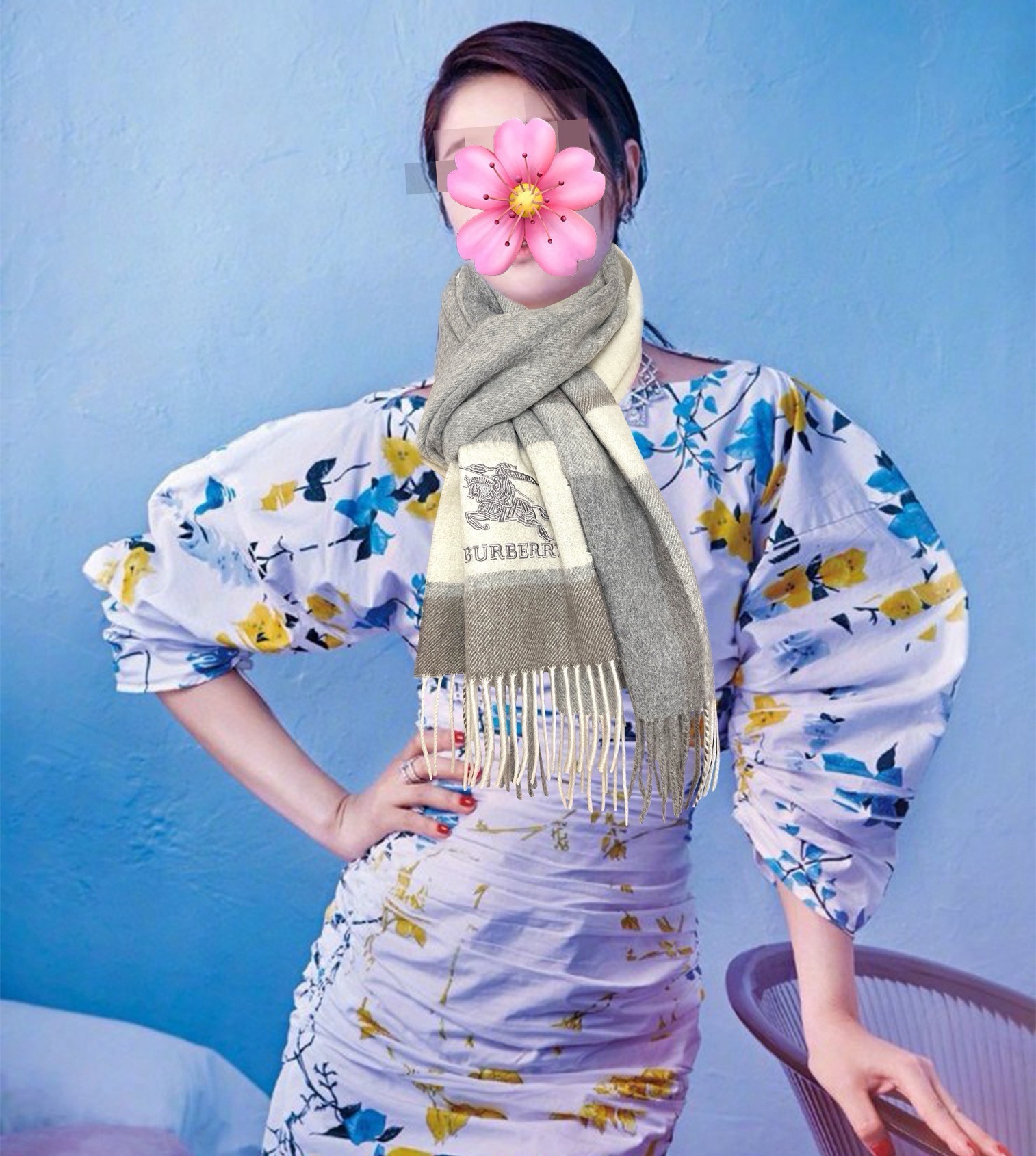 上新。 巴宝莉【刺绣战马】2025最新款男女通用情侣款👫重磅推荐💥 经典的格子，永不过时。非常保暖柔软亲