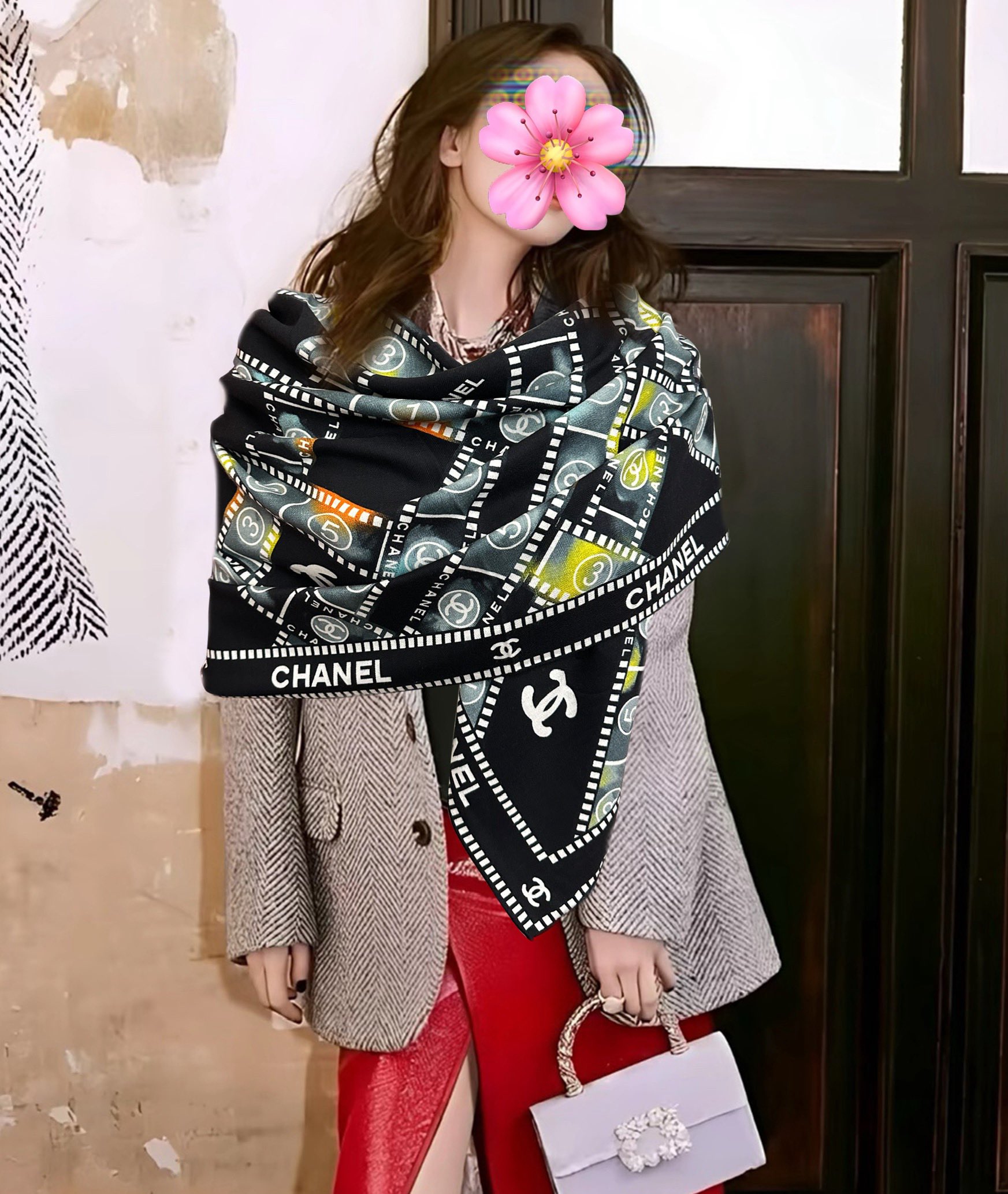 上新❤️香奈儿 ZG同步 太美了 【双面同色】香奶奶永远设计优雅风格[礼物]~气质到骨子里[色]香奶奶新