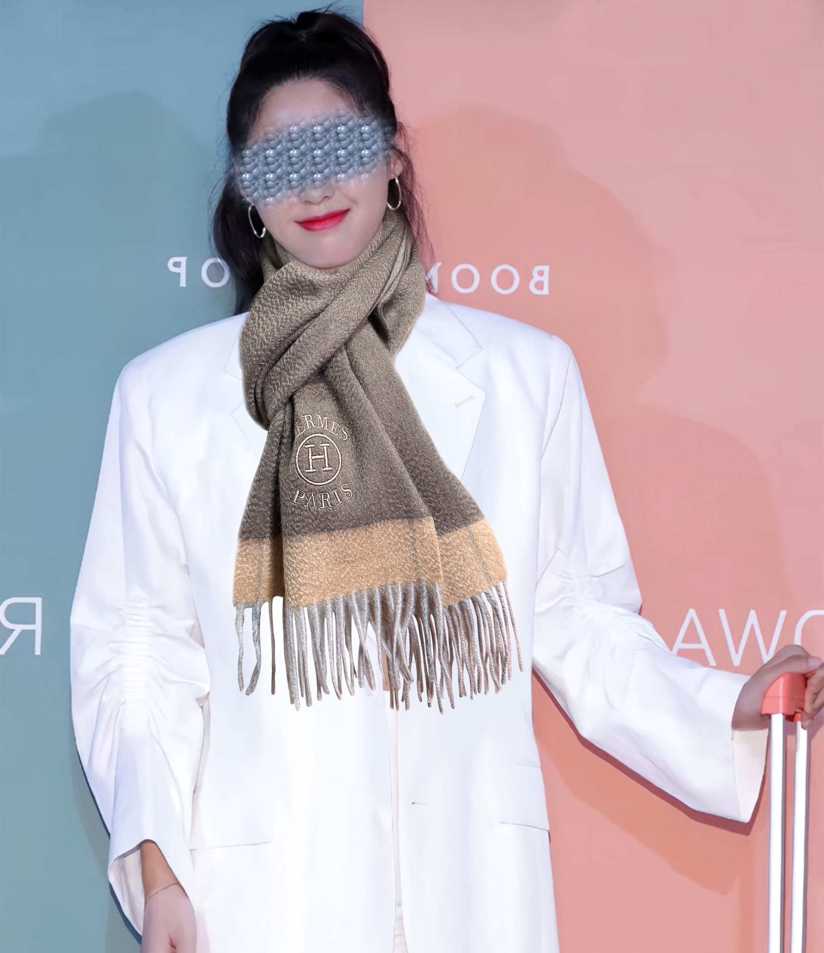 上新。 85%山羊绒 爱马仕[爱心]采用内蒙古山羊绒，2025最新款男女通用情侣款👫重磅推荐💥 经典的格