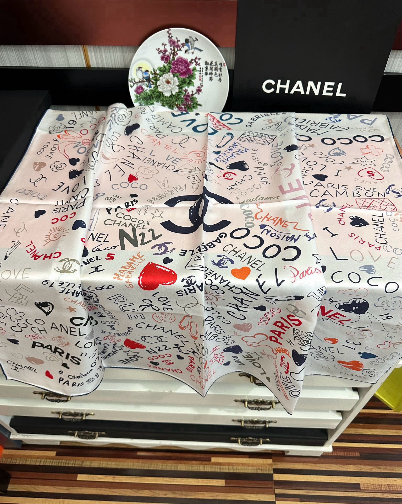 。香奈儿【18mm双面同色】浪漫爱情重磅推荐[色]真的超级爱的款式❤️Love,真情永在[得意]一条印有