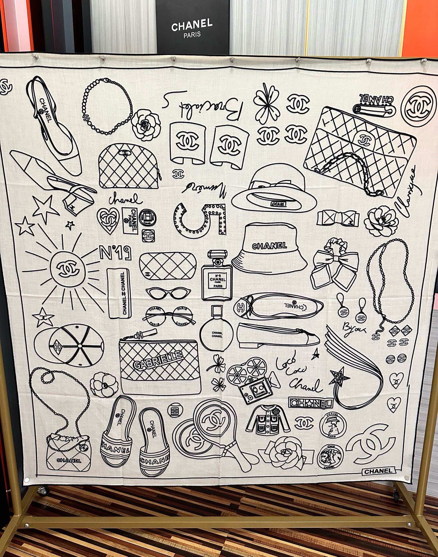 上新。香奈儿 2025【双面同色】经典双鞋子🥿包包、帽子🎩图案~气质到骨子里[色]香奶奶新一季的面料超高