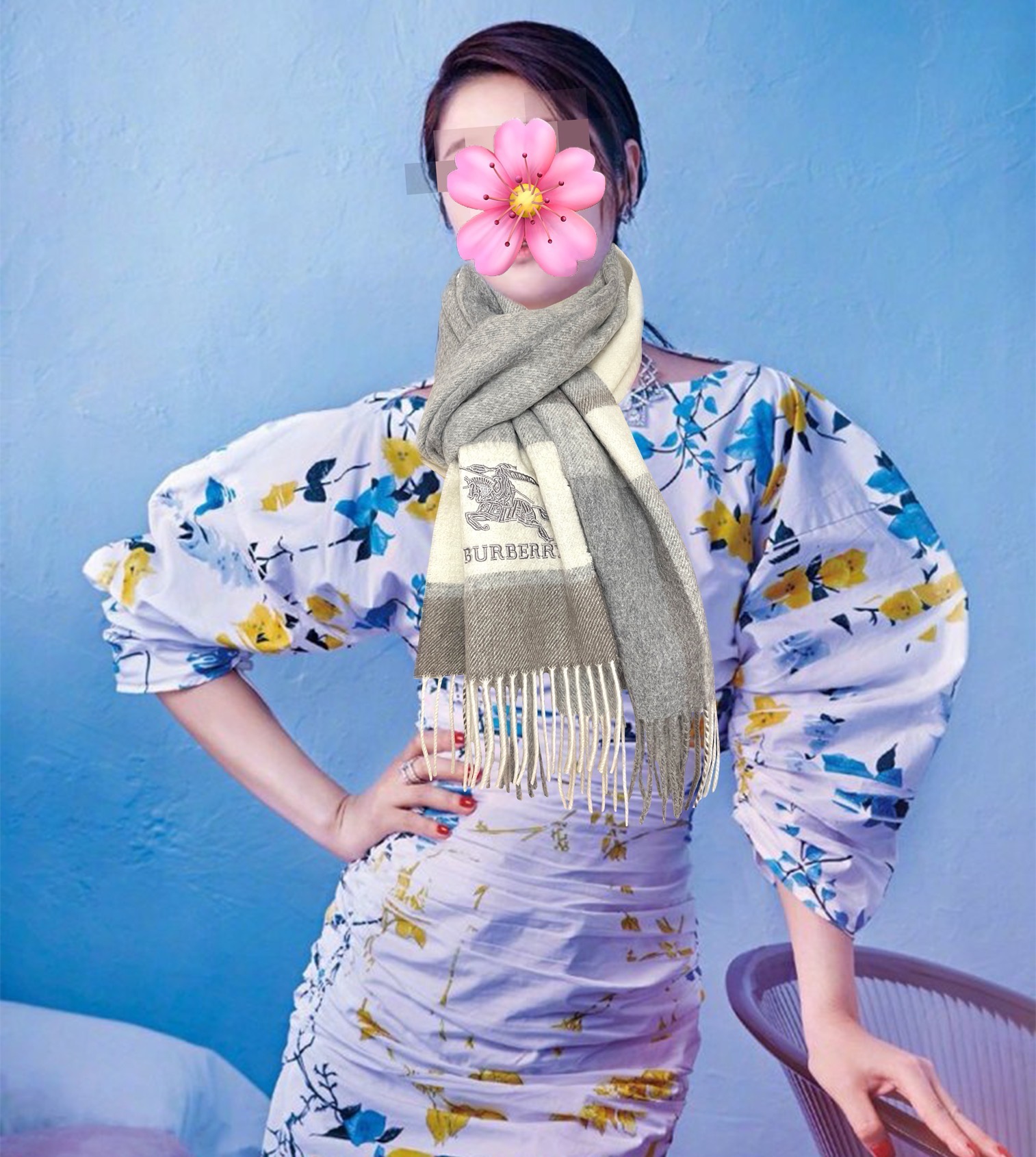 上新。 巴宝莉【刺绣战马】2025最新款男女通用情侣款👫重磅推荐💥 经典的格子，永不过时。非常保暖柔软亲