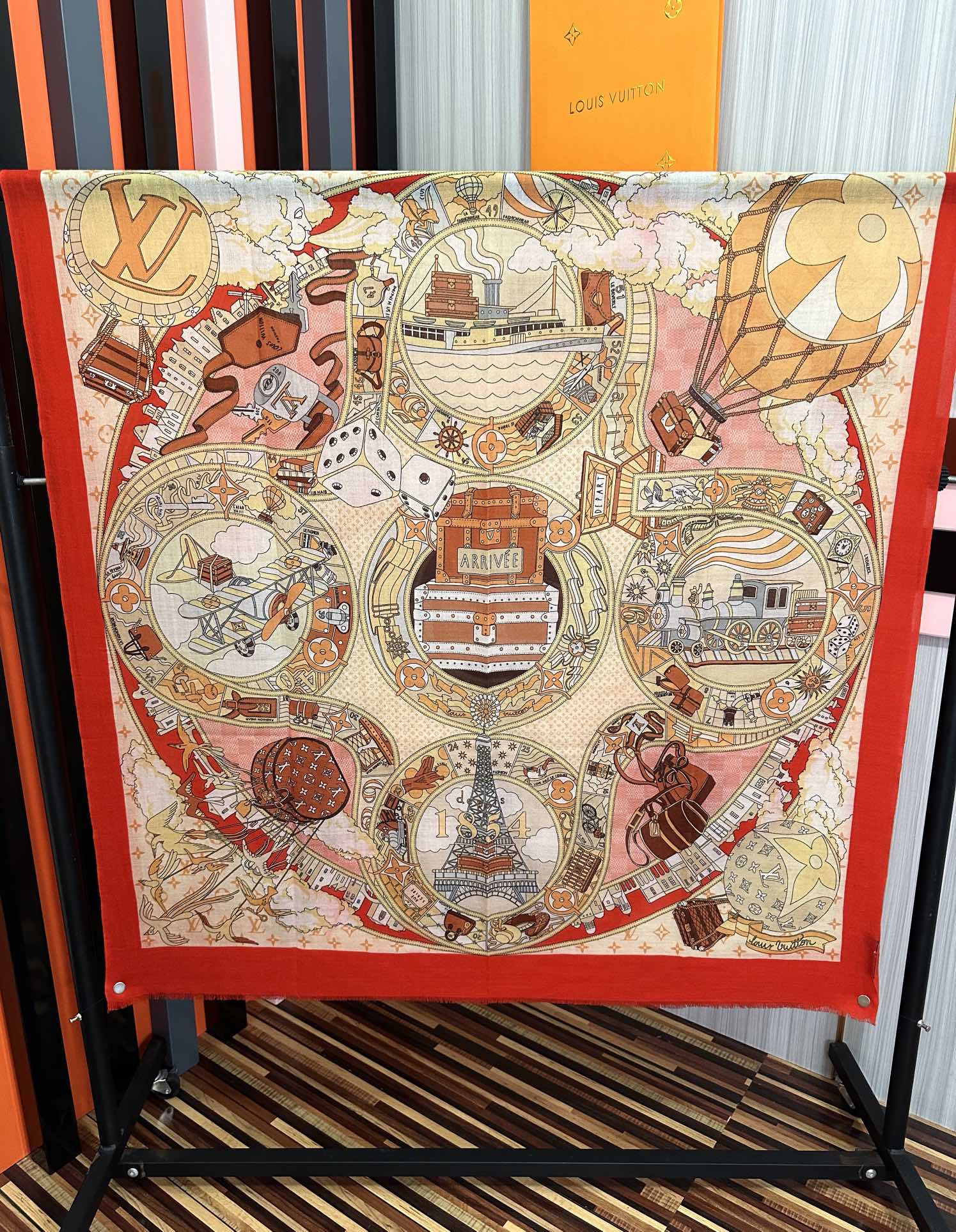 。LvZG最新款2025 重磅推荐[爱心]顶级高端设计太美了[啤酒]真心赞👍【戒指绒长巾】😘💍实物真心美