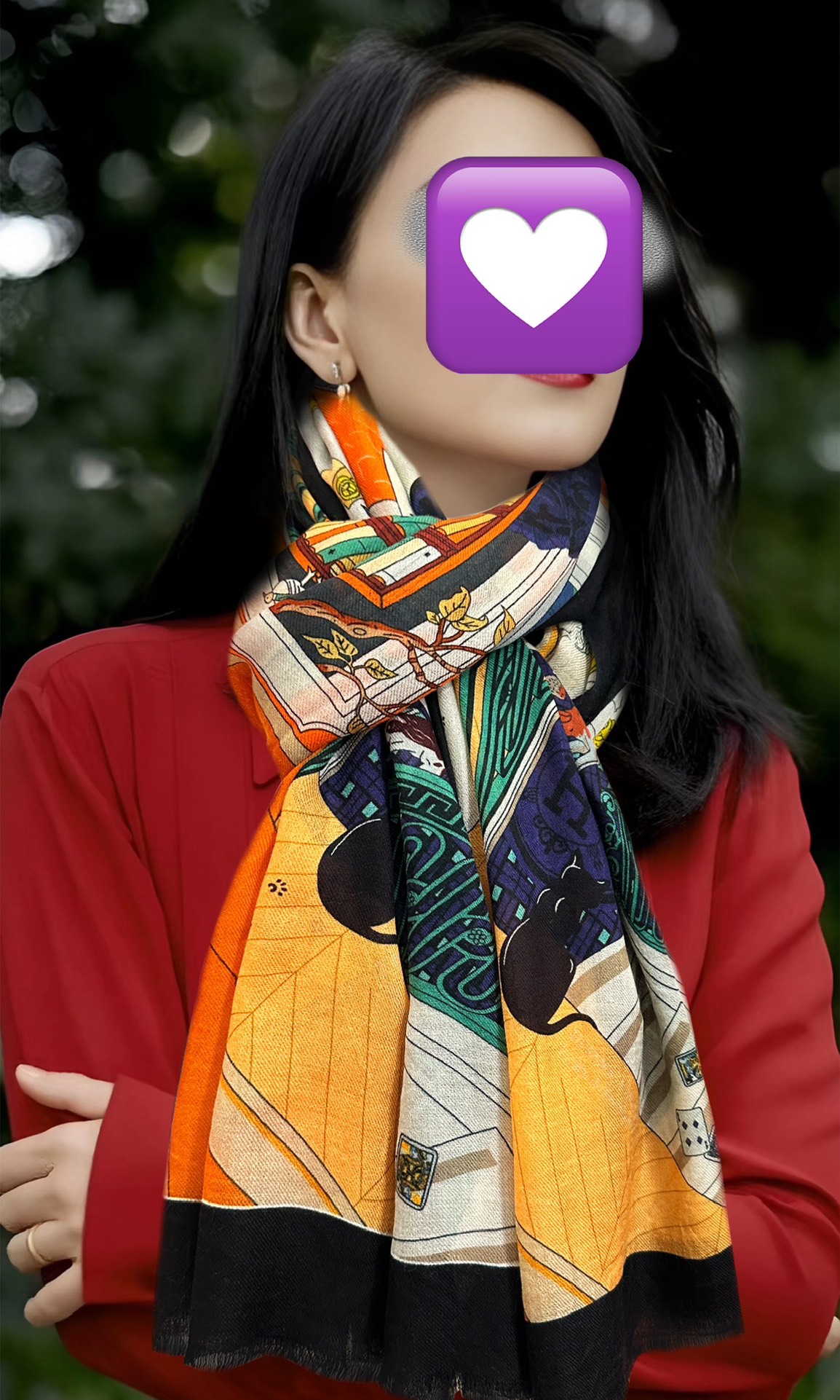 。 爱马士2025 最新款【24号之谜】顶级设计太美了，真心赞👍😘💍实物真心美 🎀披肩配以印花💓💃🏻无论