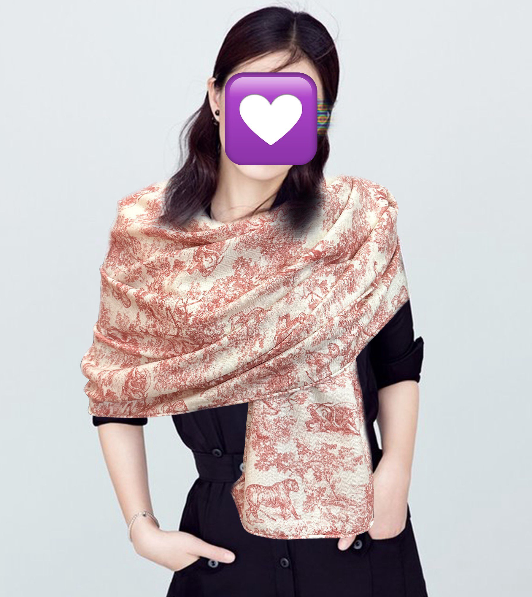 新款 2025迪奥。双面同色【动物丛林】最流行的花型 太美了[吃瓜]下手一定要快[嘴唇]四季都可以用[勾