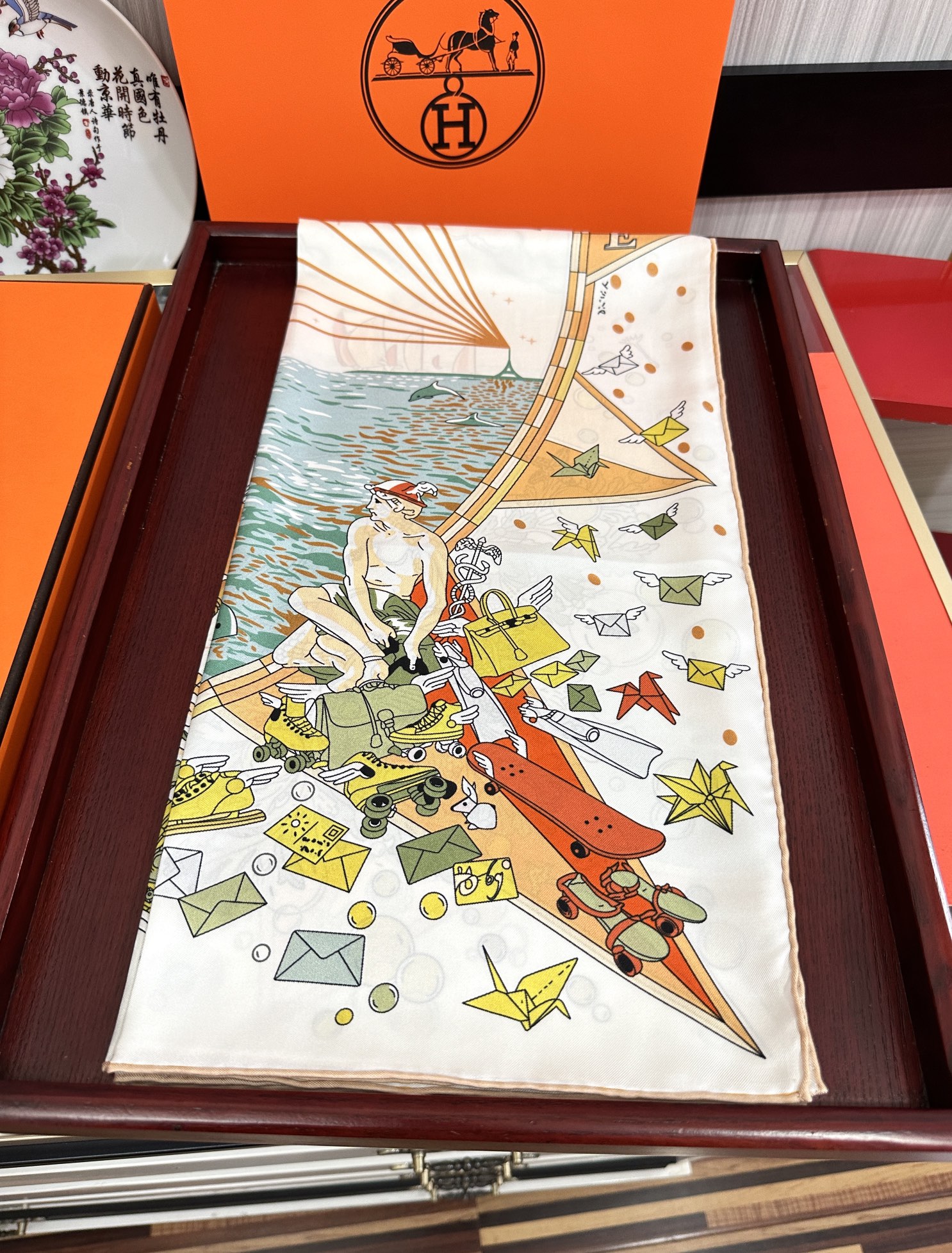 上新2025 。HERMES 重磅[庆祝]【爱马仕旗舰】方巾[嘴唇]精简时髦，品质感很显好[得意]好搭到