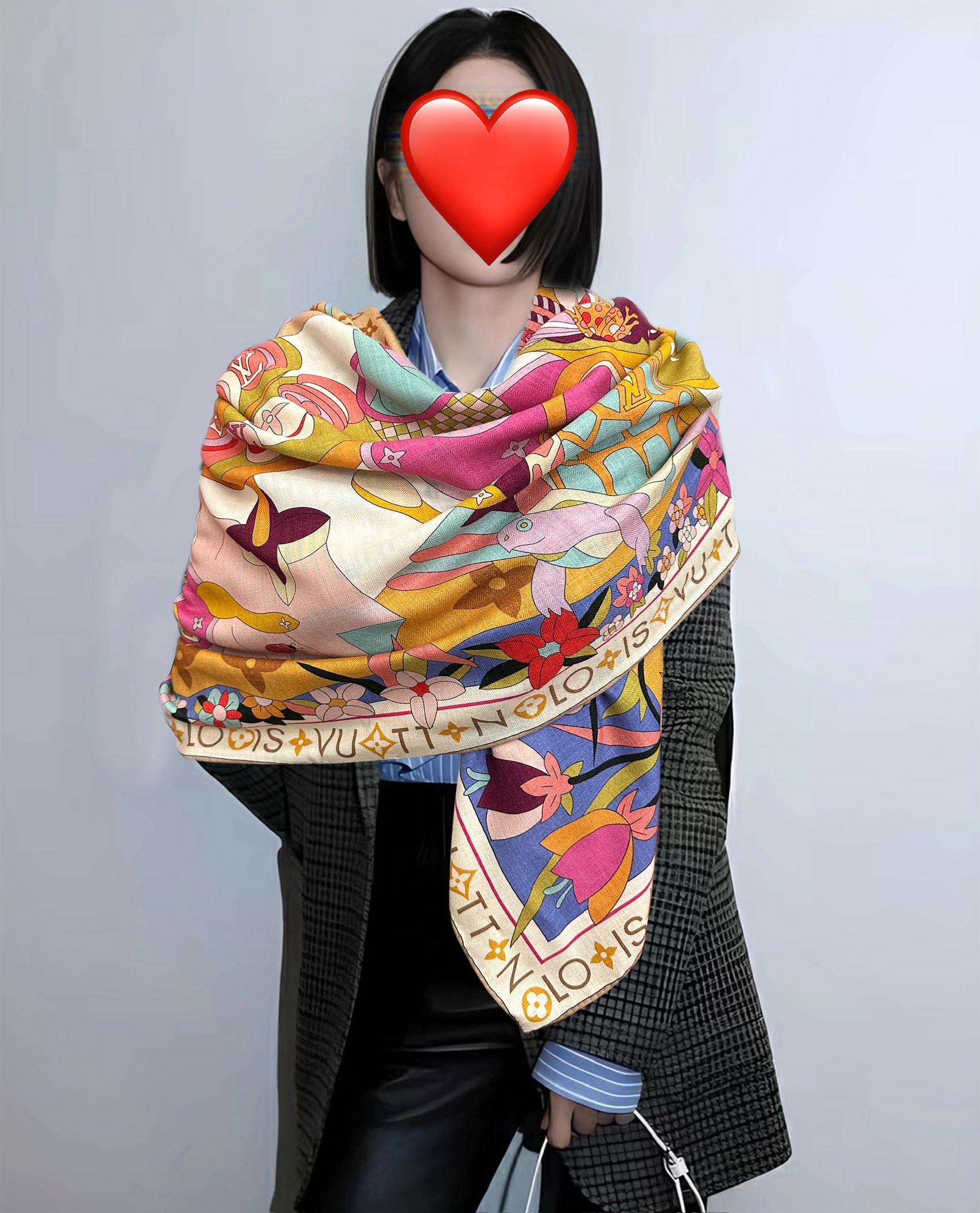 ❤️新款LV 2025高品质 ZG同步【双面同色】经典优雅[礼物]~气质到骨子里[色]新一季的面料超高级