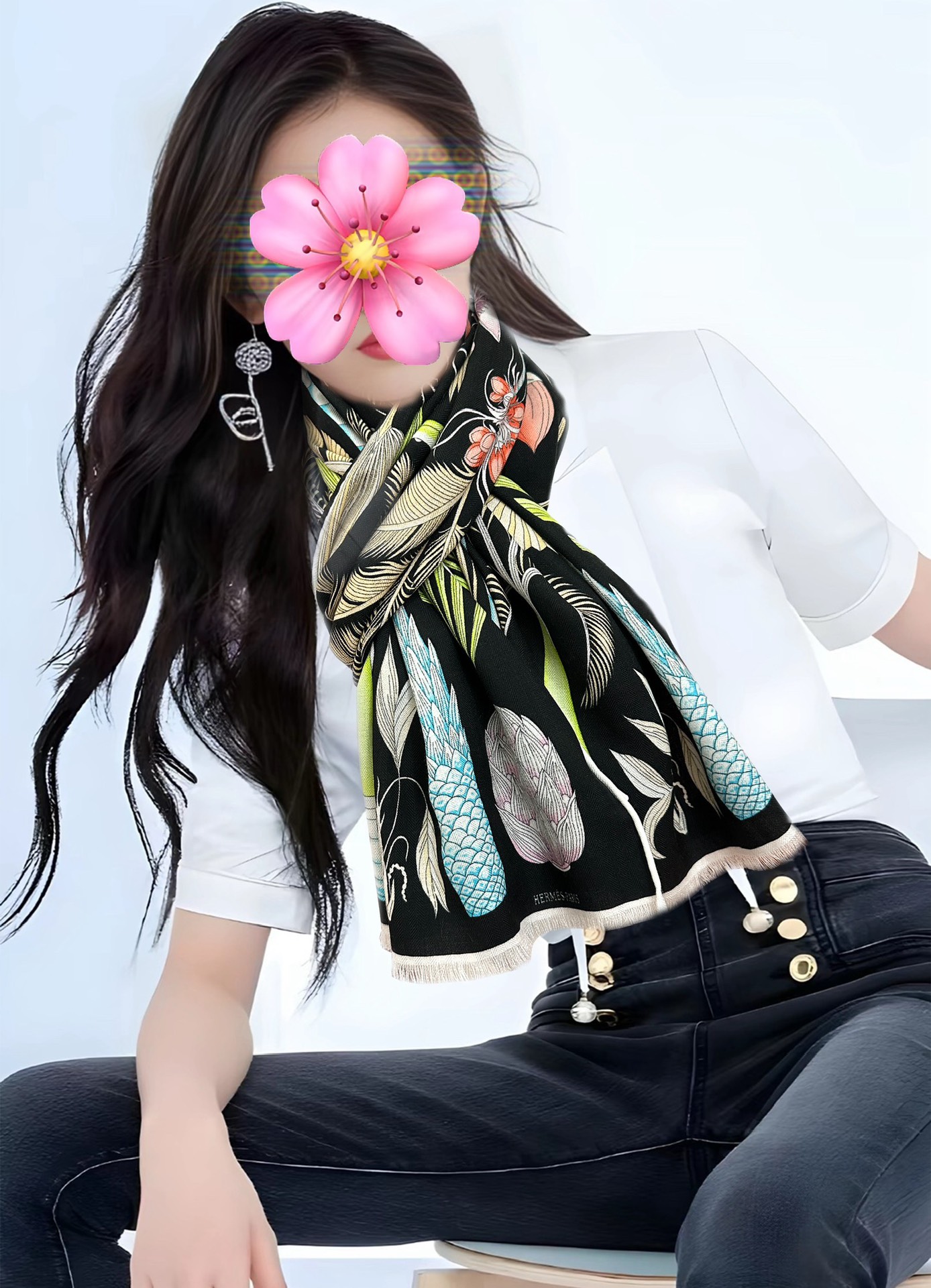 。爱马仕 太美了[吃瓜]下手一定要快[嘴唇]四季都可以用[勾引]真心美的让人非常非上身效果简直美翻了 品