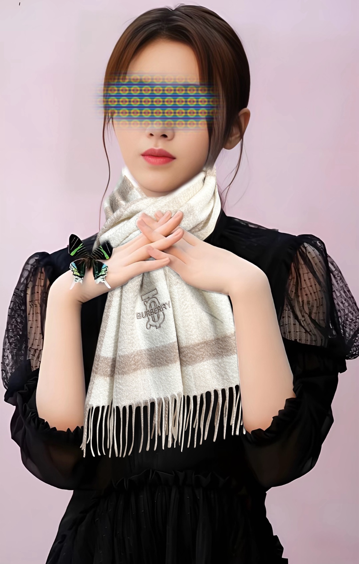 Burberry 125%山羊绒 2025 巴宝莉采用内蒙古 山羊绒 最新款男女通用 重磅推荐 的格子
