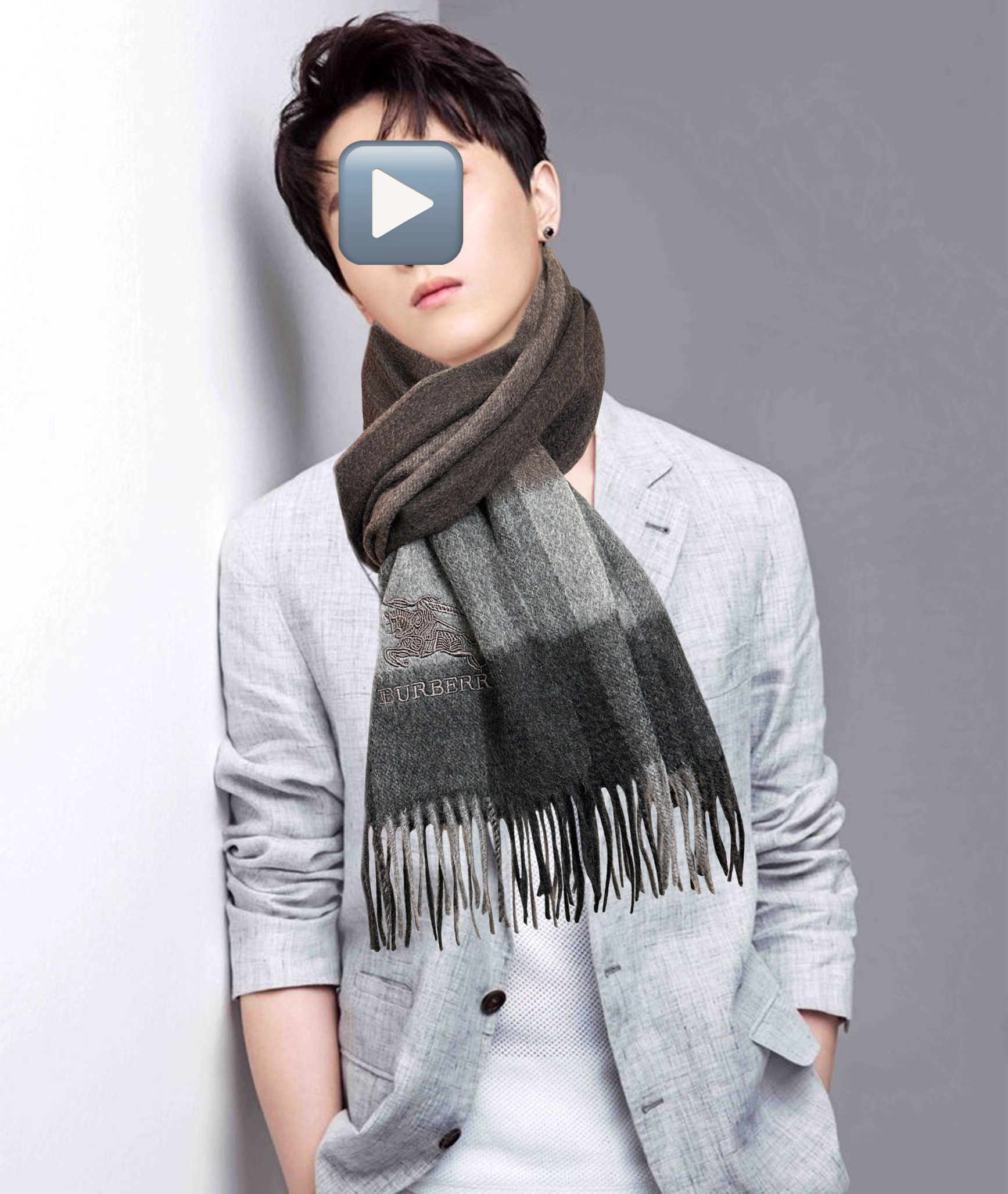 Burberry 巴宝莉100%羊绒 2025最 【采用内蒙古山羊绒】 围巾‼ 太美了 让人耳目一新的感觉 手感柔软舒适
