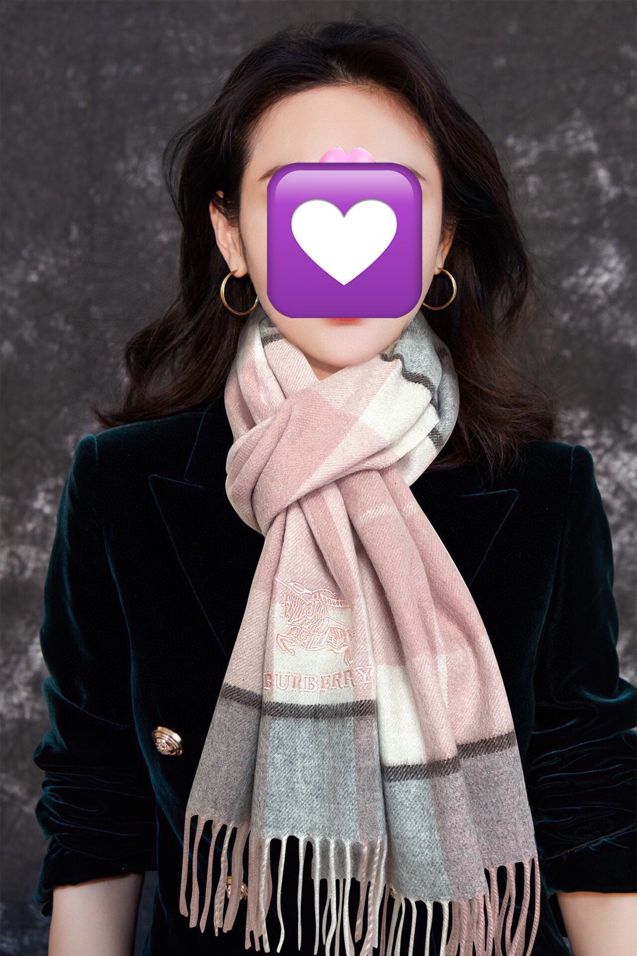 Burberry 125%山羊绒 2025 巴宝莉【刺绣战马】采用内蒙古 山羊绒 最新款男女通用 重磅推荐 的格子
