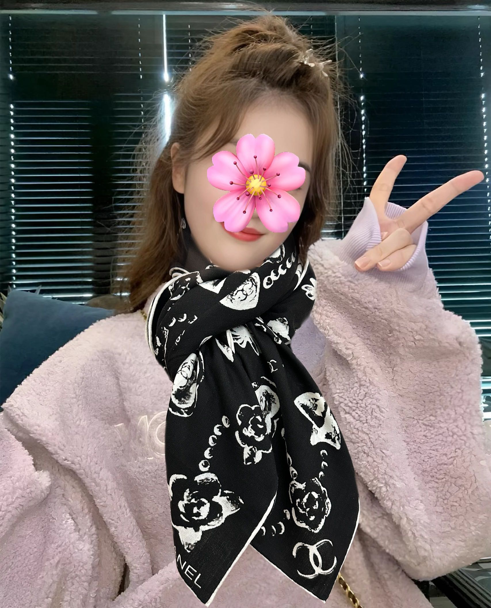 Chanel 香奈儿 太美了 【双面同色】 茶花帽子 真心 柔软