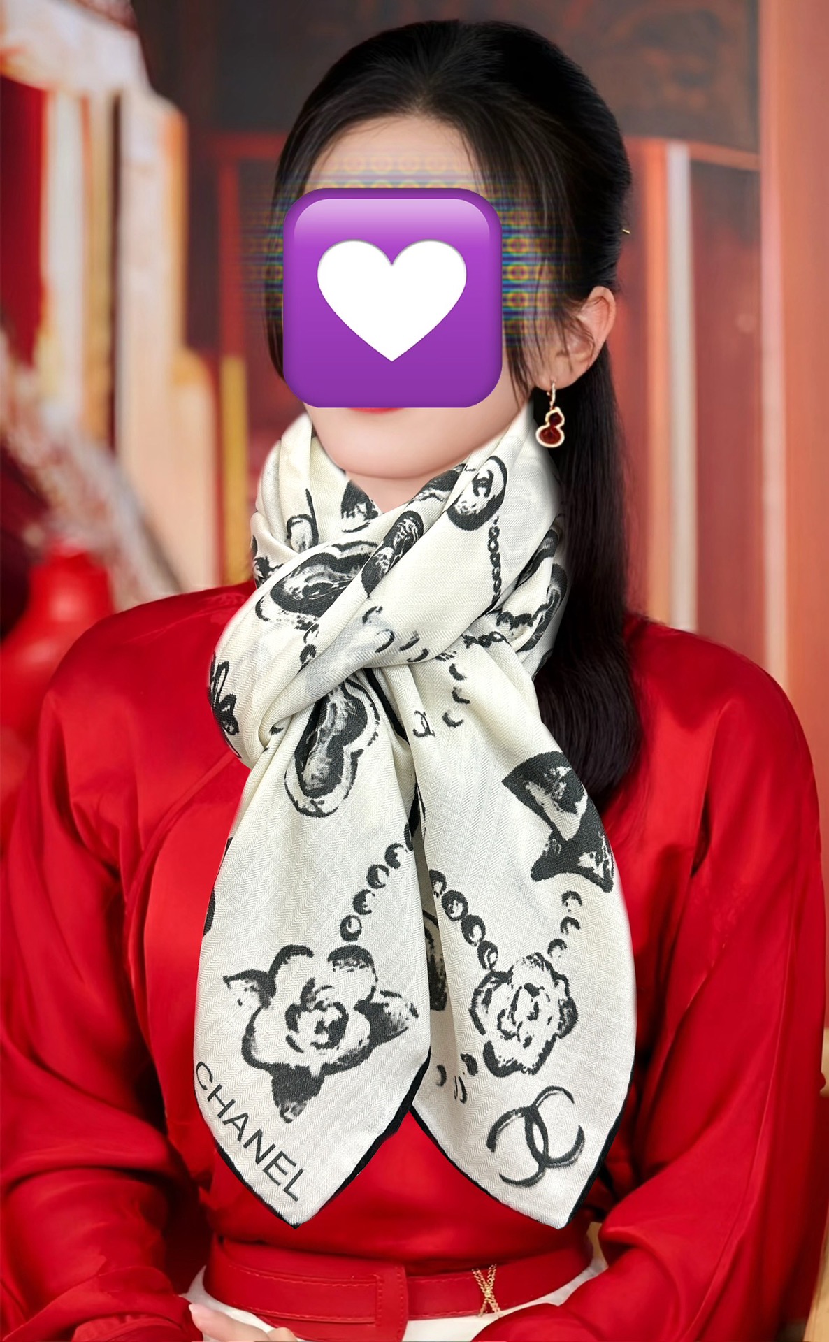 Chanel 香奈儿 太美了 【双面同色】 茶花帽子 真心 柔软
