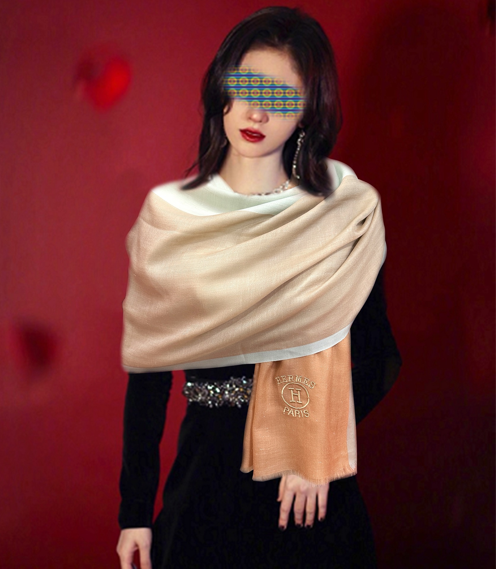 Hermès 爱马士 版到货 搭配调色纱染再色织 这款经历漫长等待耗时3个月之久才完成面料 身份和气质的象征 尺特别人工抽穗散须