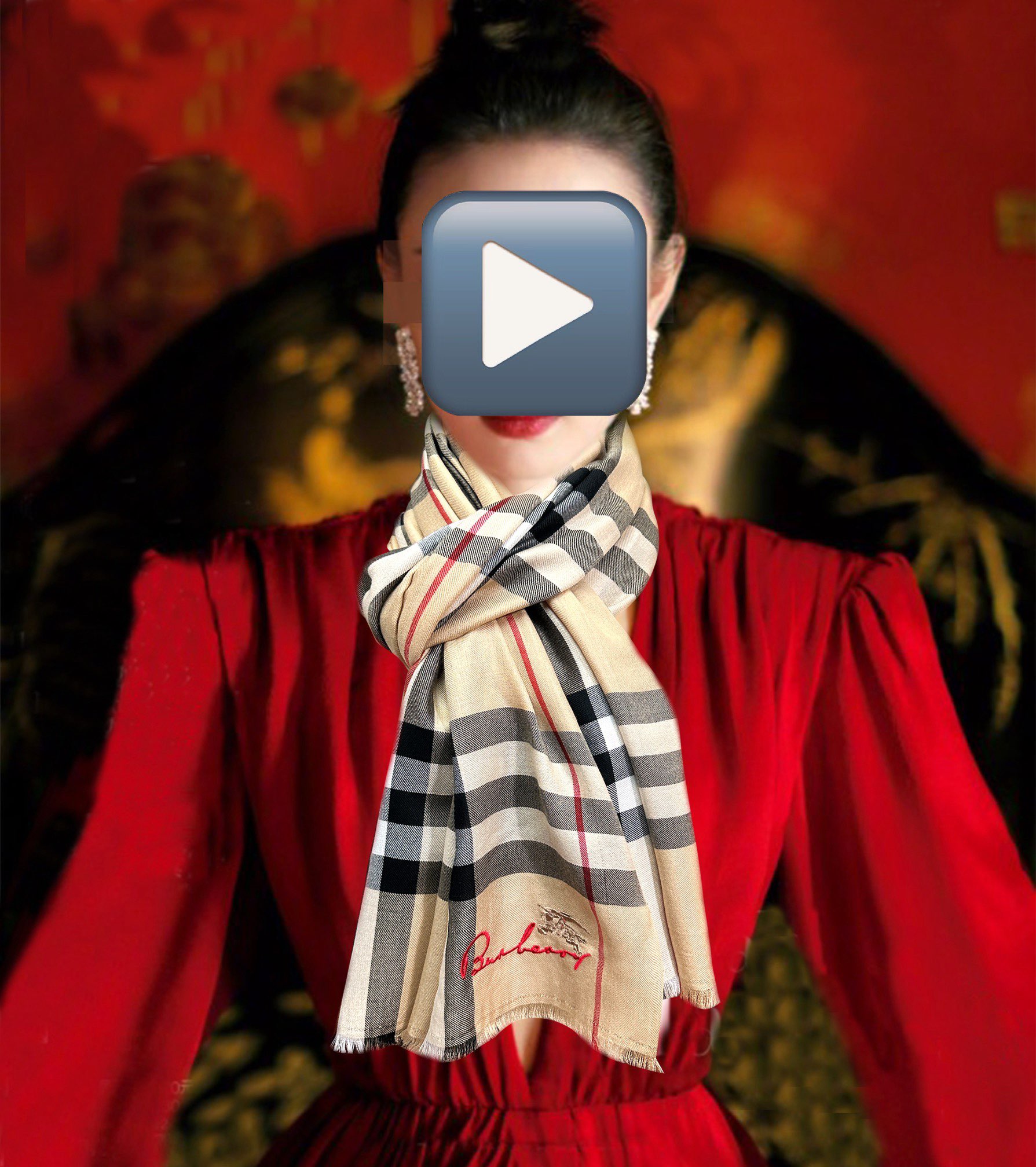 Burberry 巴宝莉 重磅推荐 火爆N年的格子 人人都喜欢 时潮人都有好几条巴家围巾放在衣橱