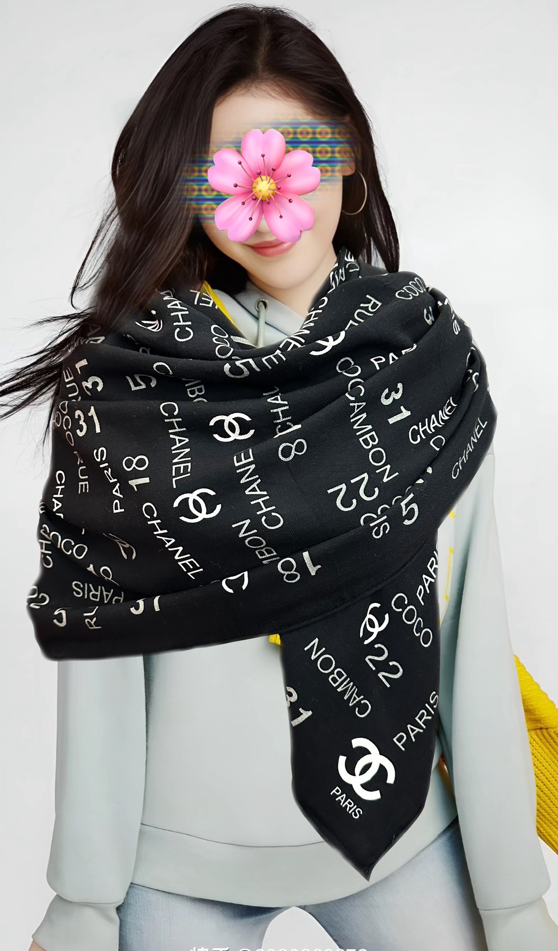 NO:728453,Chanel 2026 [Double-sided letter printing of the same color] So beautiful [Hair] Classic camellia hat design with elegant style [Gift] ~ Temperament to the core [Color] The fabrics of the new season of Grandma Xiang are super high-end, really super soft, and silky smooth [Sun] Strong toughness and not easy to be snagged! This year’s new series ~ I’m so beautiful with such a design [Strong] A small fragrant silk scarf [Color] gives you the best match [Lip] The upper body effect is simply elegant and temperamental [Gift] Very smart. Layered and elegant texture. [Celebration] Fragrant powder must be used [Hair] Upper body effect Needless to say, it is really beautiful (it will look better when paired with clothes, shoes and bags) [Beer] The real thing is definitely more beautiful [Strong] Classic black and white [Sun] Size 140x140, material 30 silk cashmere high version scarf, high version scarf, chanel, real silk,hats19860909香奈儿 2026【双面同色字母印花】太美了[發]经典茶花帽子设计优雅风[礼物]~气质到骨子里[色]香奶奶新一季的面料超高级,真心超级柔软,丝丝顺滑[太阳]韧性很强 不容易被轻易勾丝！今年新出的系列~真的被这样的设计美到[强]一条小香的丝巾[色]给你最好的搭配[嘴唇]上身效果简直优雅气质到不行[礼物]非常灵动.层次优雅质感.[庆祝]香粉必入[發]上身效果真的不用多说的美(搭配服饰鞋包更有感觉)[啤酒]实物绝对更美[强]经典黑白色[太阳]尺寸140x140、材质30真丝丝羊绒高版本围巾,高版本围巾,chanel,real silk,hats,scarf