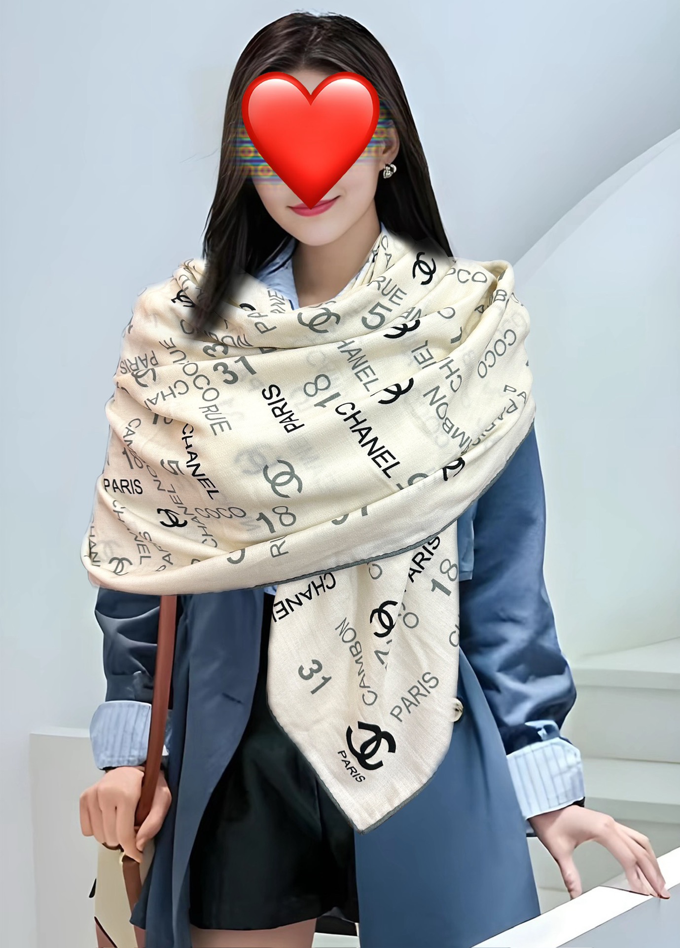 Chanel 香奈儿 2026【双面同色字母印花】太美了 茶花帽子 真心 柔软