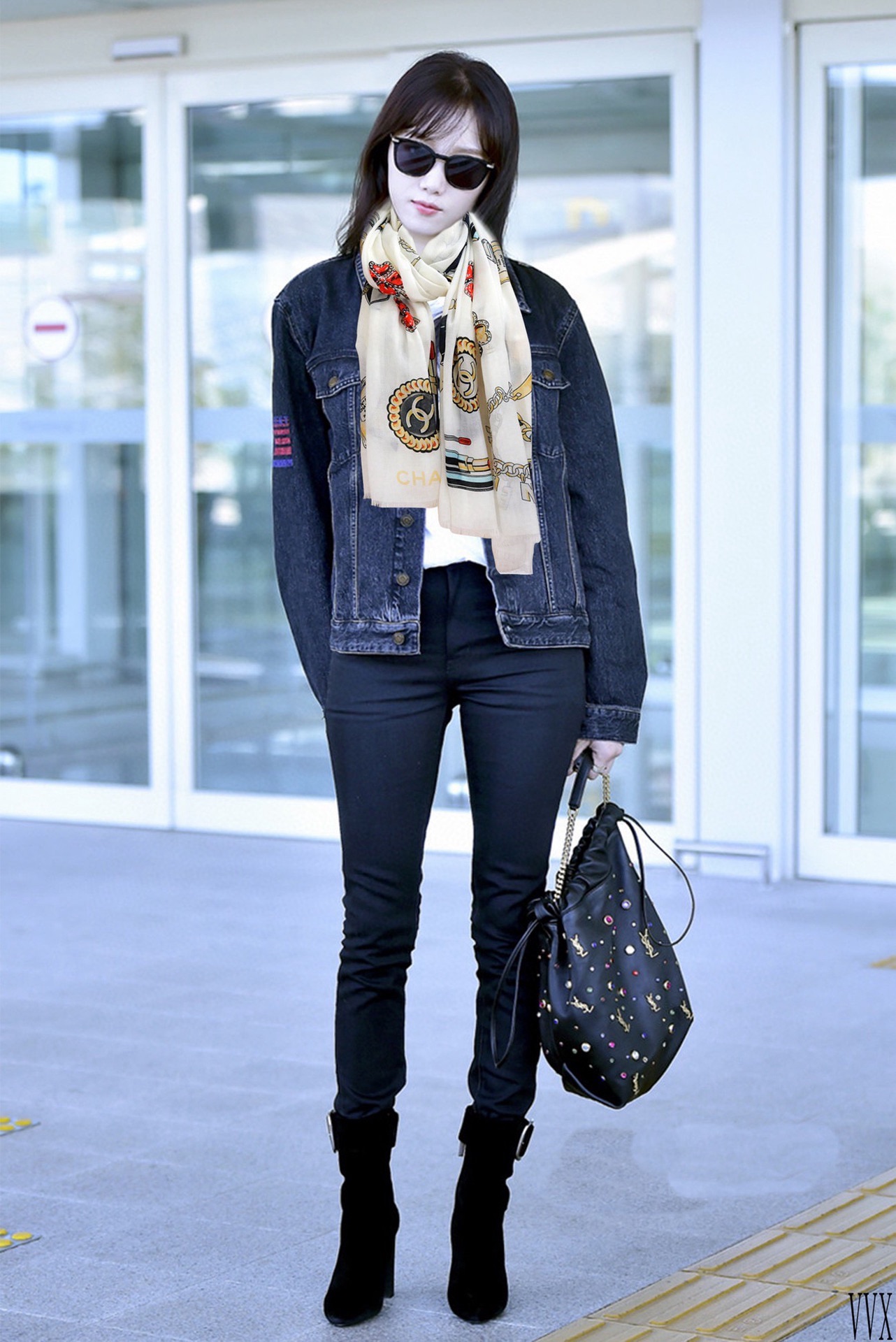 太美了2026小香最新款‼️真心赞👍😘💍实物真心美 🎀披肩配以印花💓💃🏻无论设计喷绘都是非常到位☀️细节