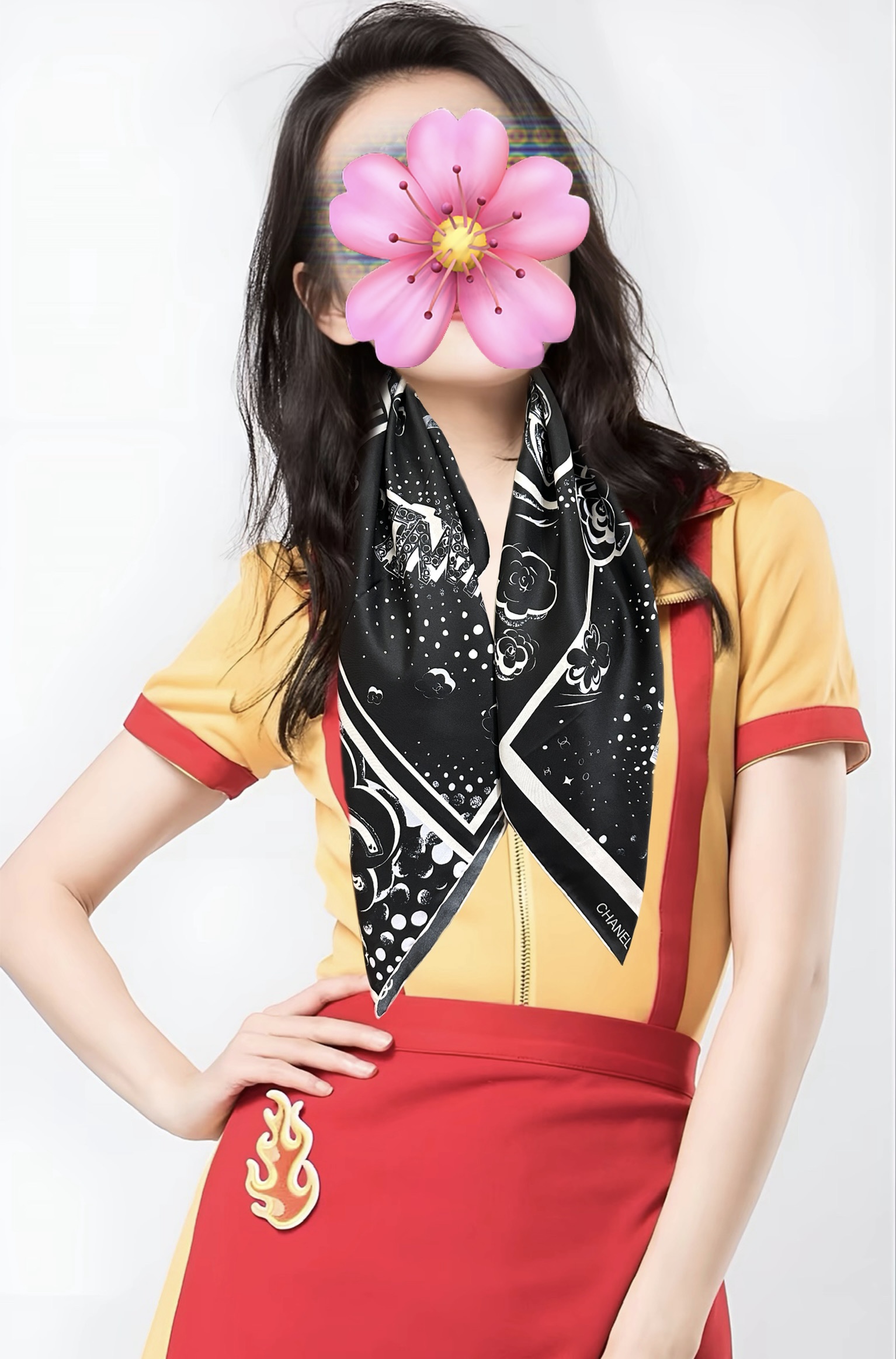 。新款 香奈儿🌟【星星🌟涂鸦】2026太美了[庆祝]四季都可以用‼️真心美的让人非常非常心动 上身效果简