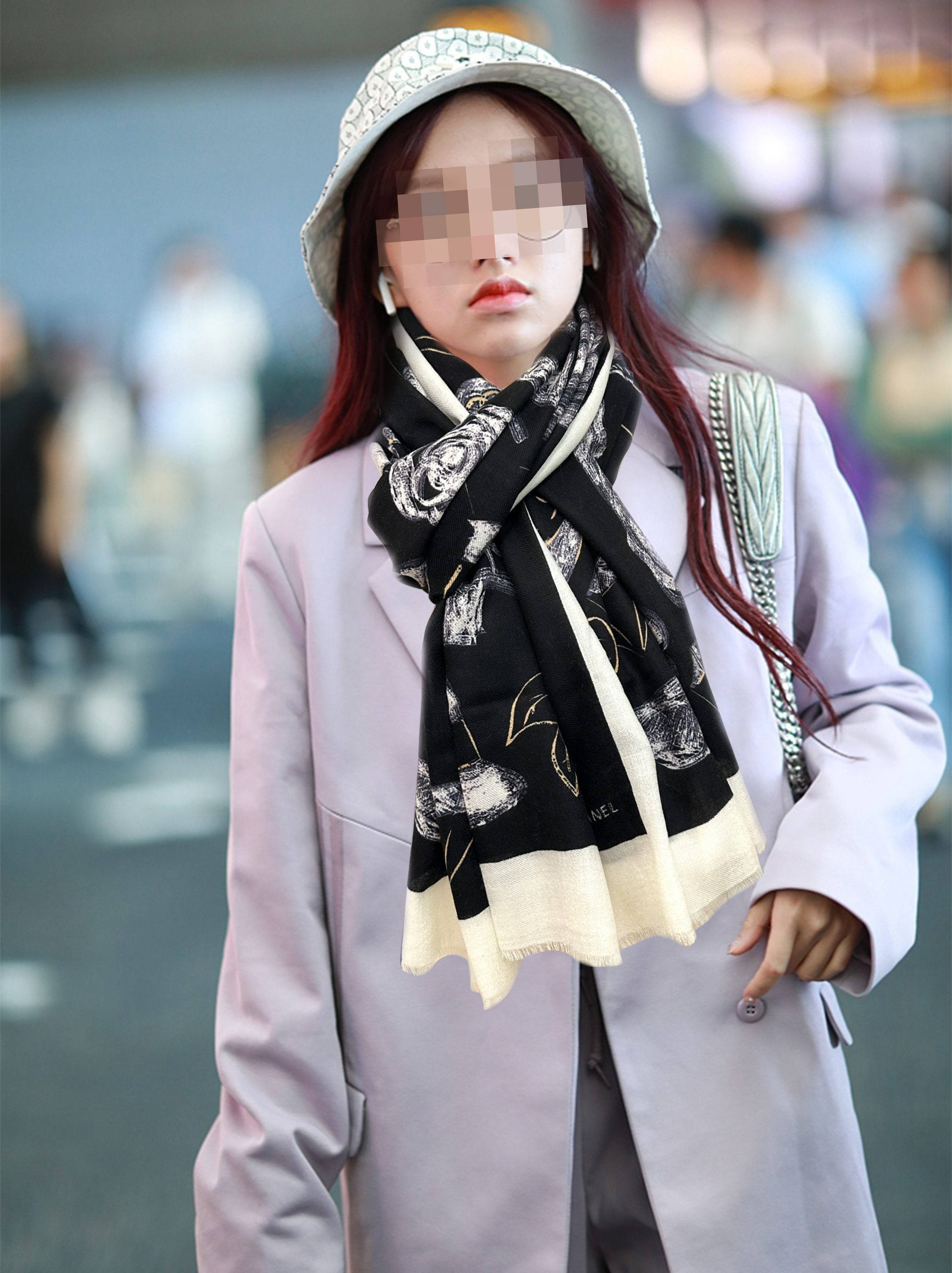 🔥上新 小香2026最新款、太美到心动😘实物真心美 🎀披肩配以印花💓无论设计喷绘都是非常到位☀️细节都可