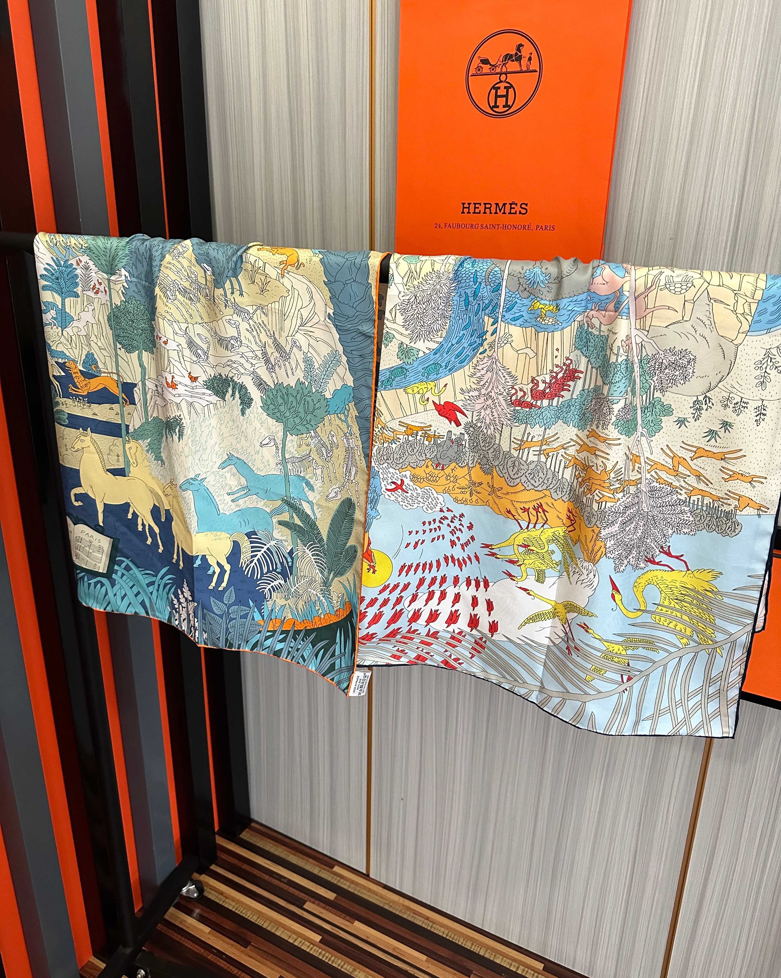 上新2026 🔥HERMES 重磅[庆祝]【大自然动物森林】方巾[嘴唇]精简时髦，品质感很显好[得意]好